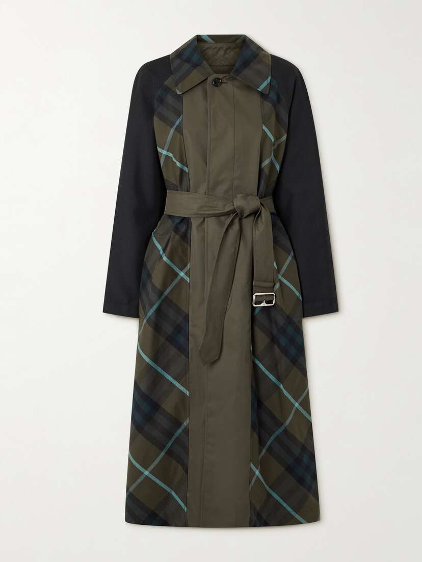 Burberry Belted Reversible Cotton-twill Trench Coat - - UK 14