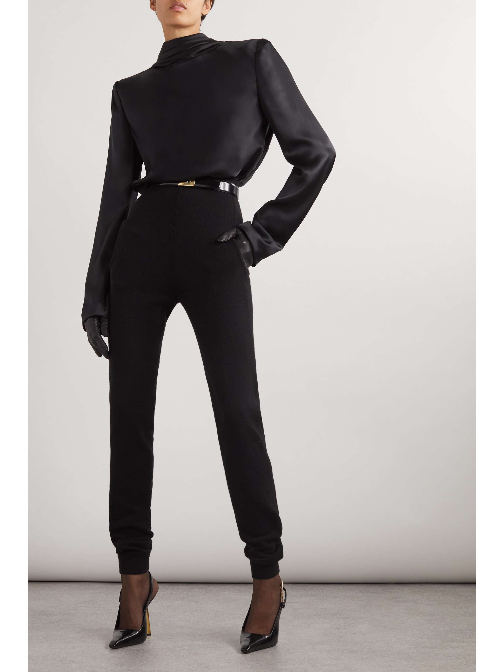 Rückenfreies Oberteil aus Seidensatin | NET-A-PORTER