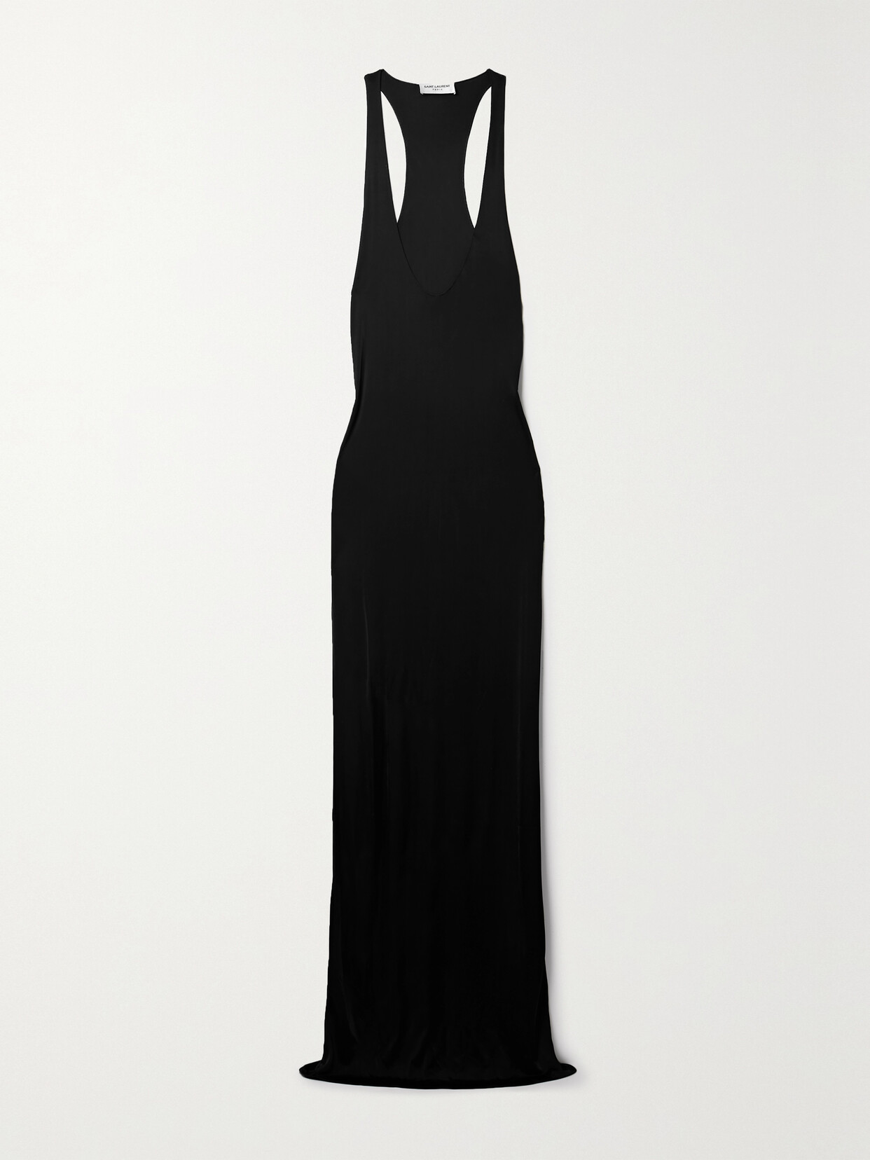 SAINT LAURENT Jersey Maxi Dress - Black