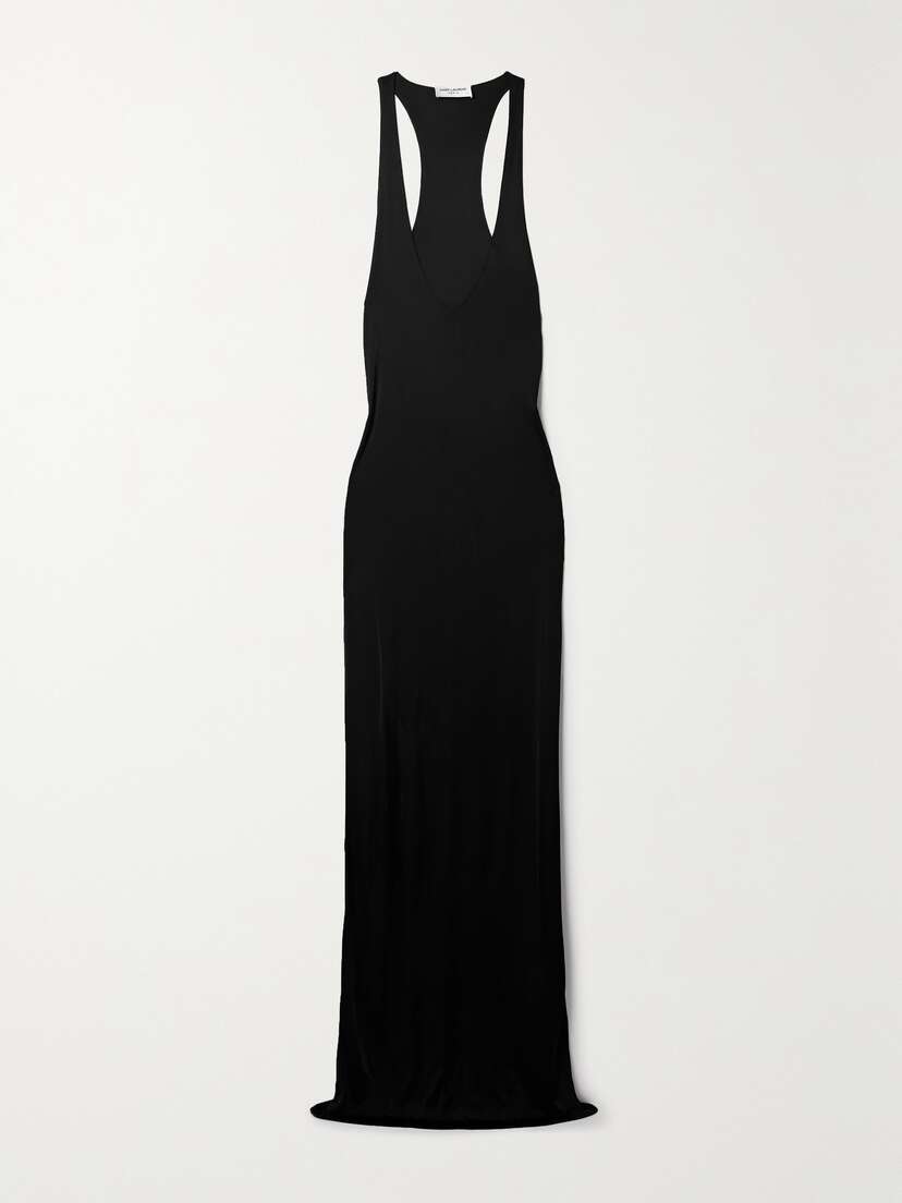 Saint Laurent Jersey Maxi Dress