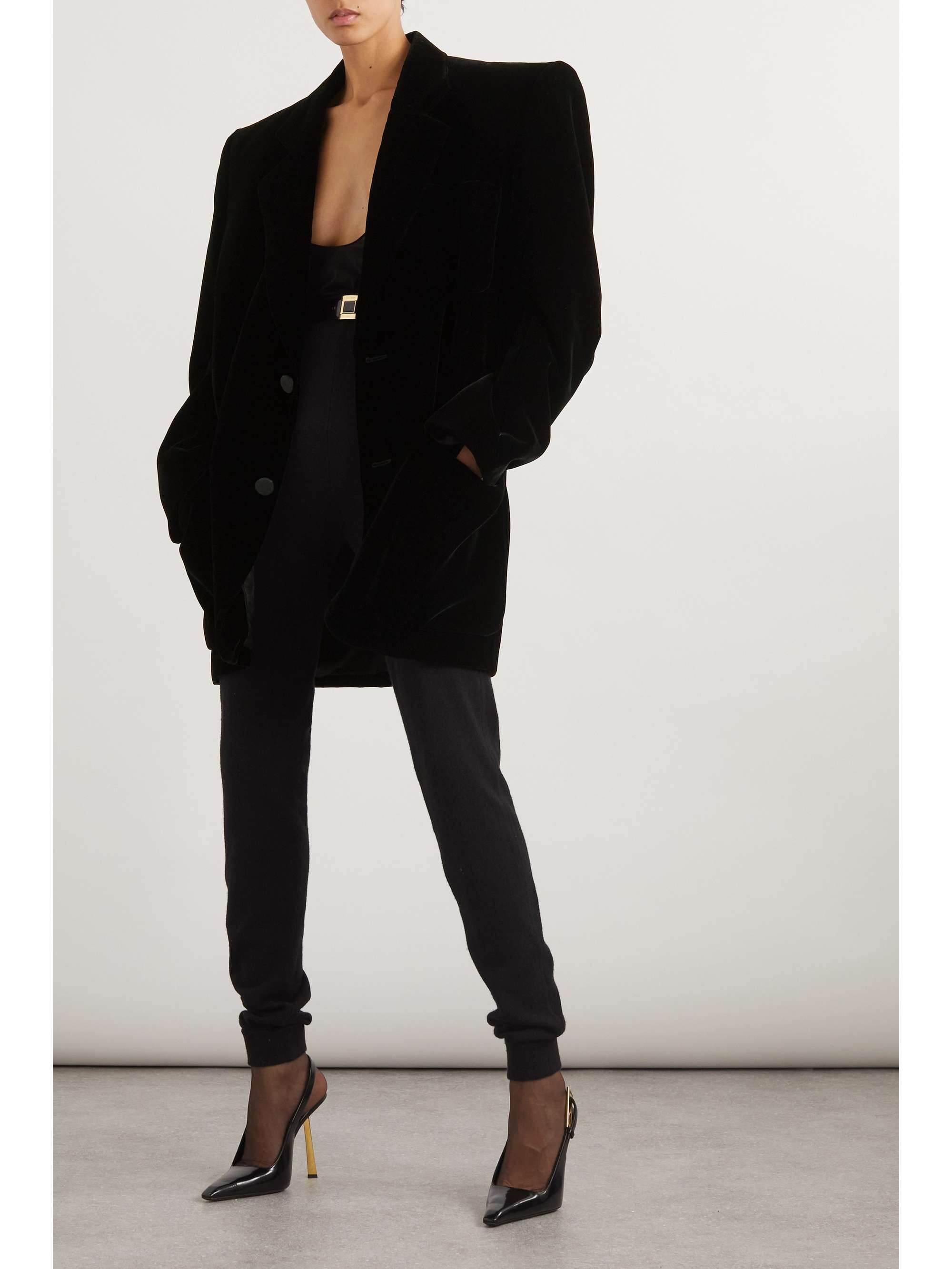 SAINT LAURENT Velvet blazer | NET-A-PORTER