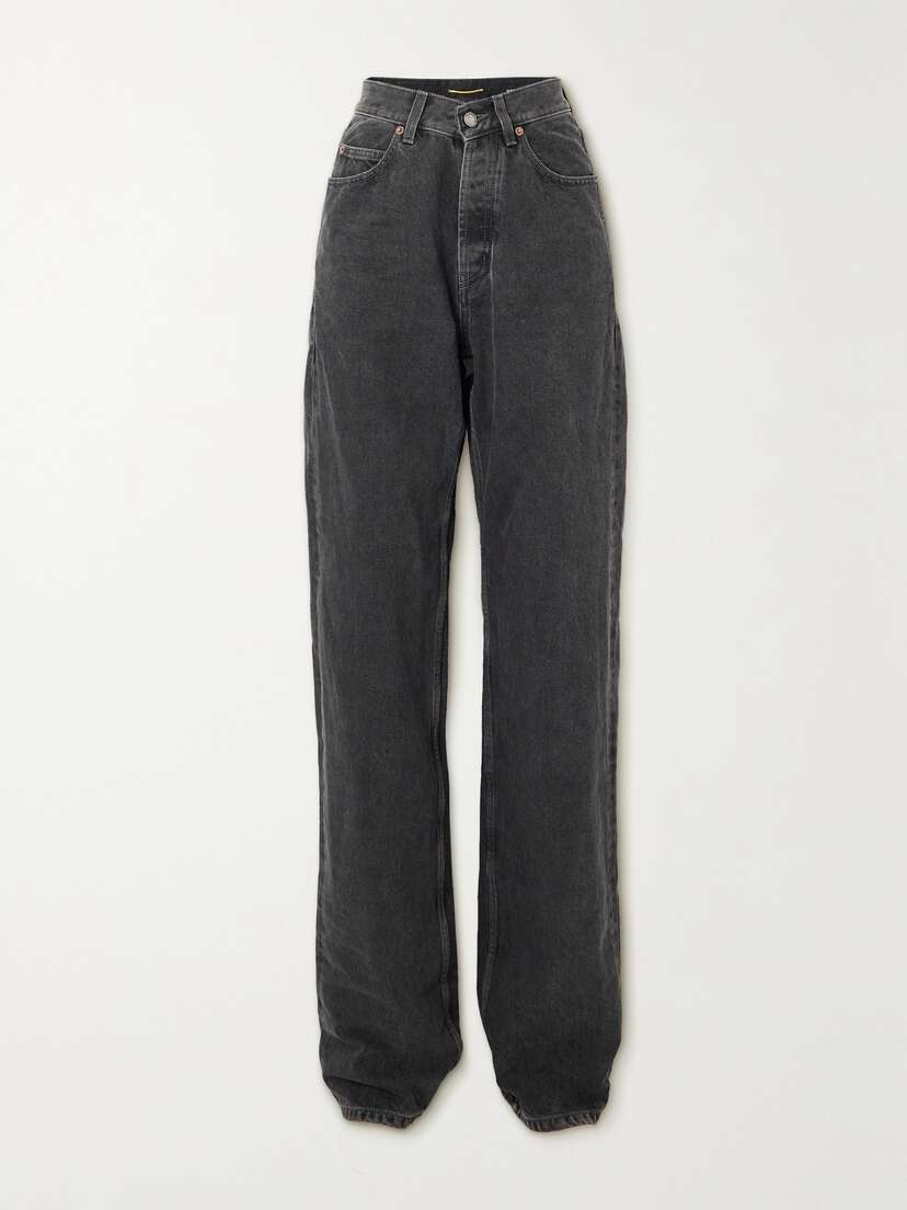 Saint Laurent High-rise Straight-leg Jeans