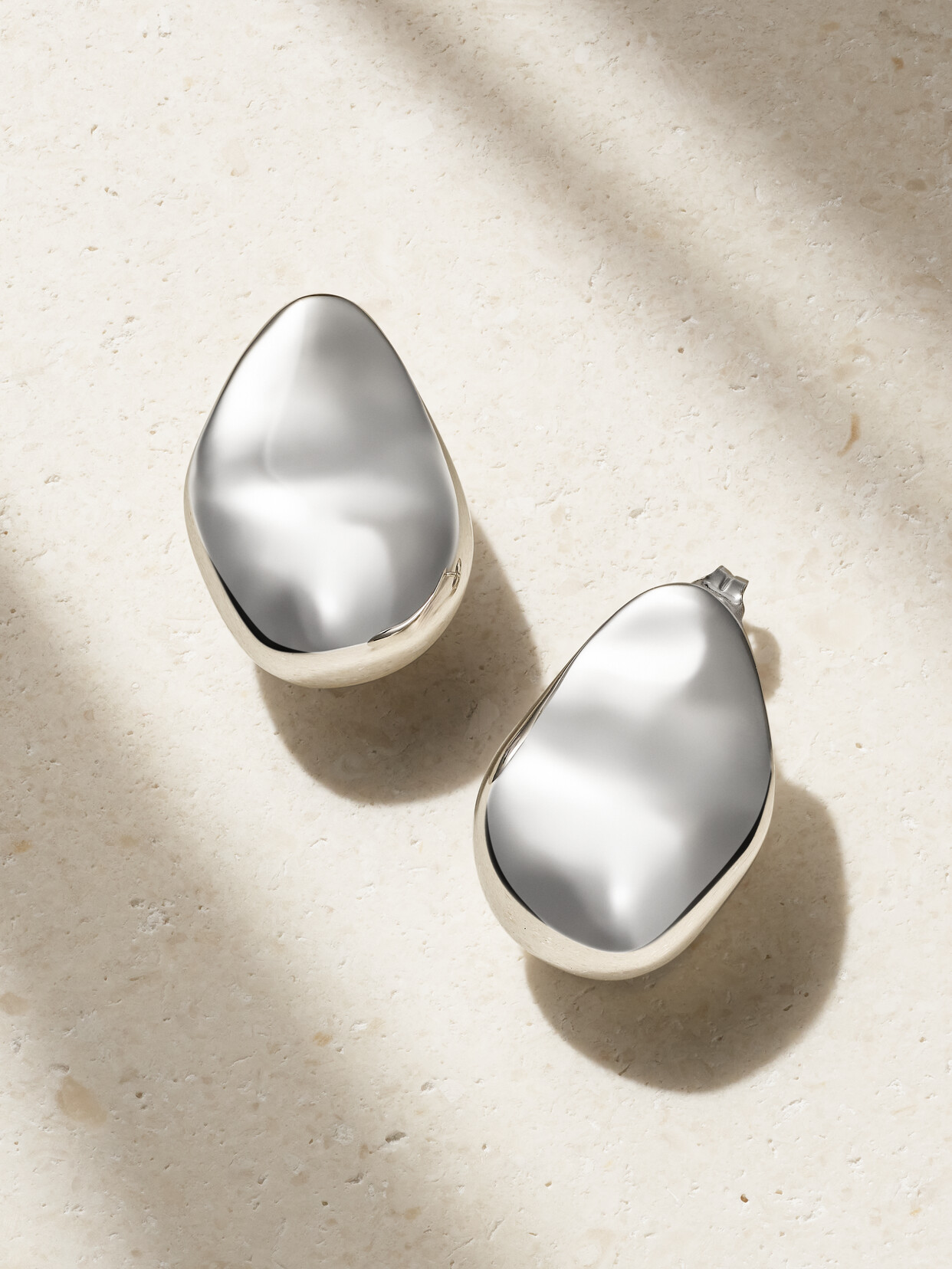 By Pariah - Luna Small Recycled Sterling Silver Earrings - One size