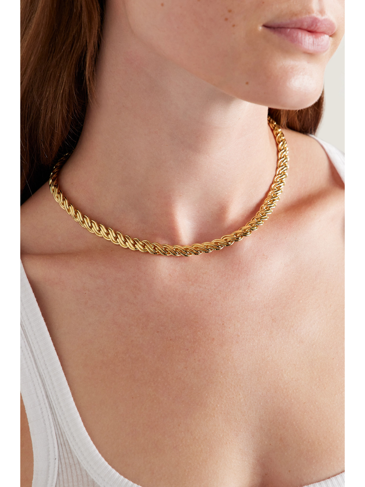 Shop Martha Calvo Madison Gold-plated Necklace