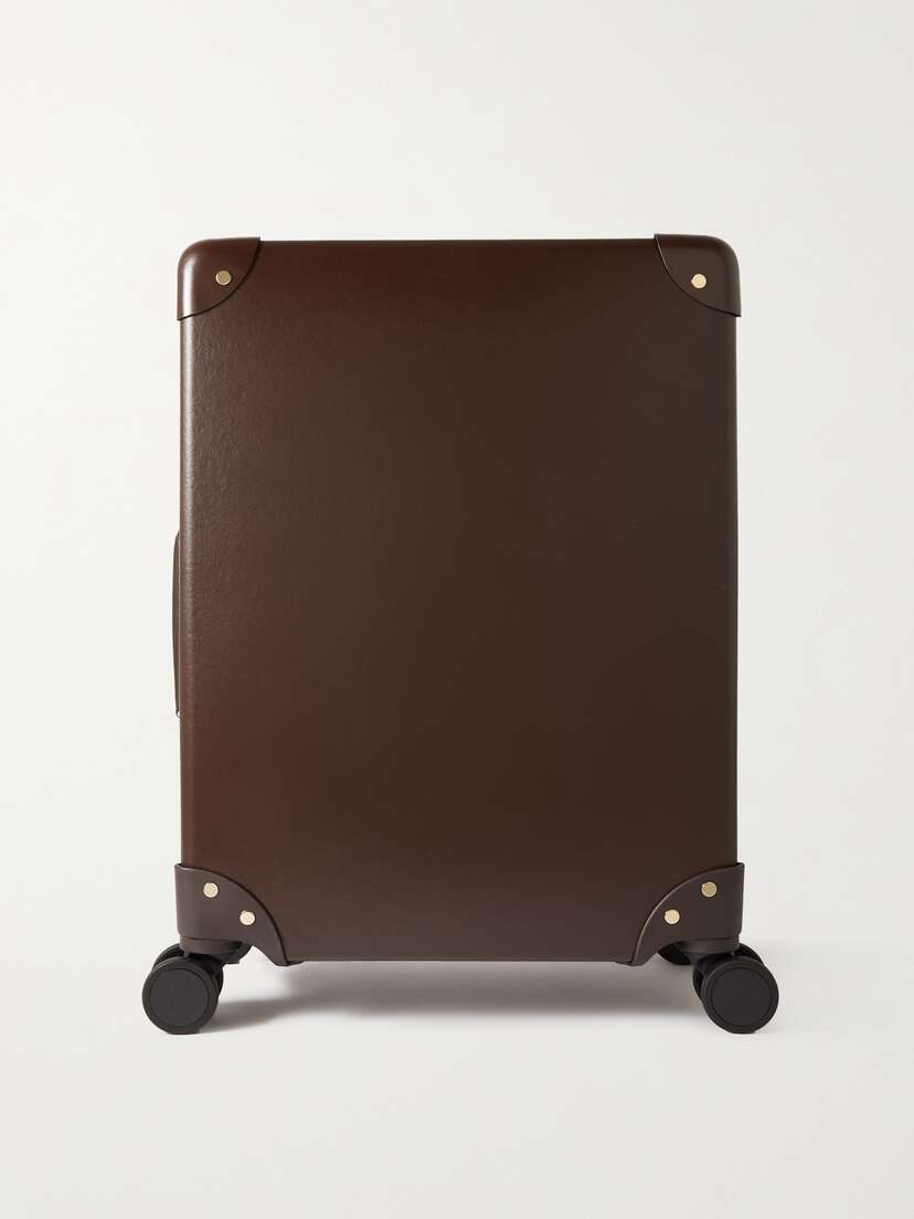 Globe-Trotter Original Carry-on Leather-trimmed Suitcase