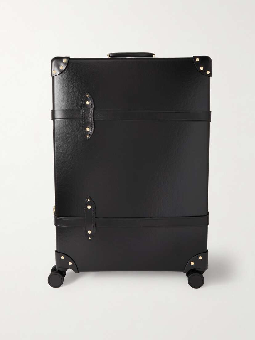 Globe-Trotter Large Check-in Leather-trimmed Suitcase