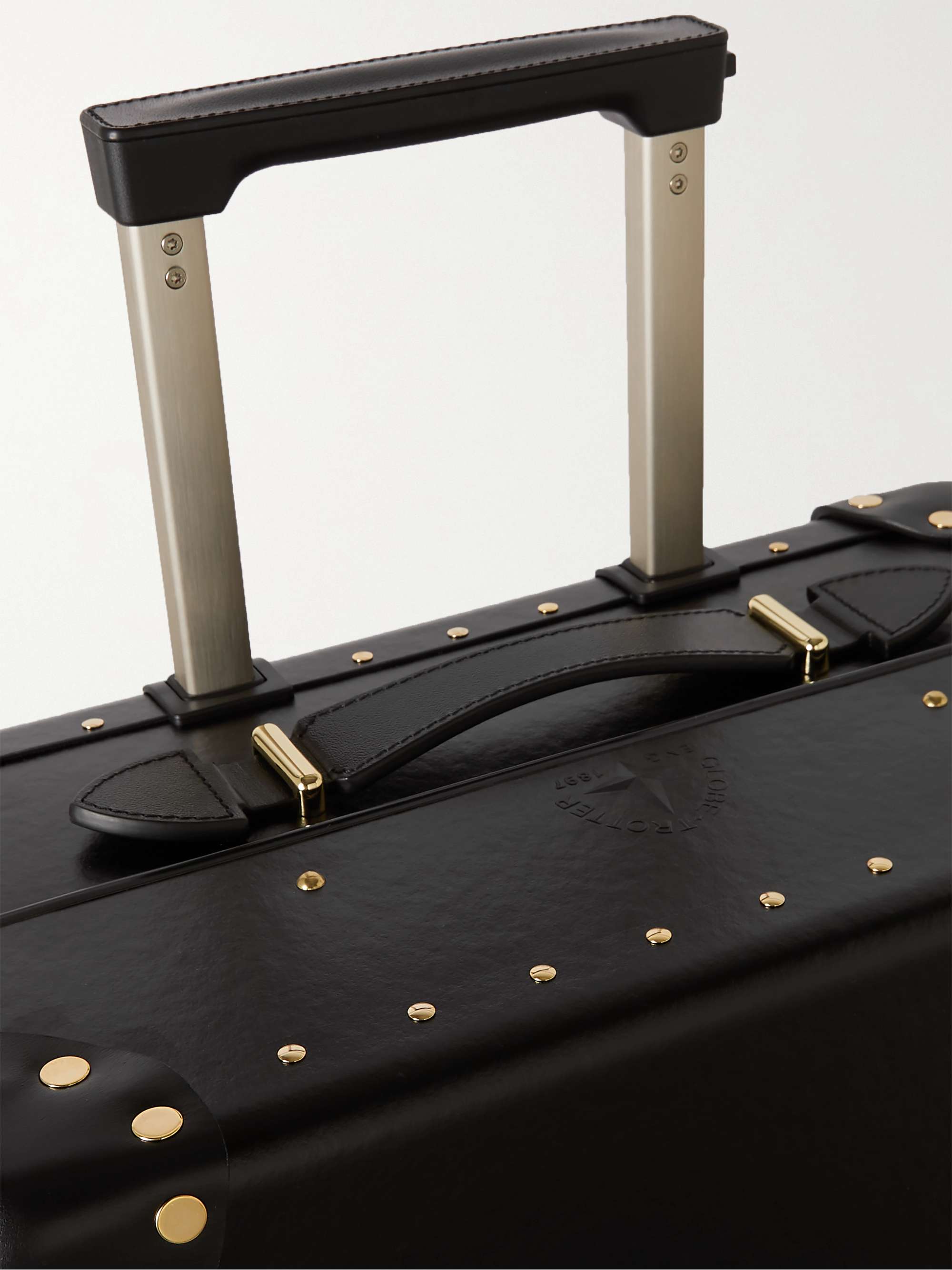 GLOBE-TROTTER Centenary Carry-On leather-trimmed suitcase GLOBE-TROTTER Centenary Carry-On leather-trimmed suitcase