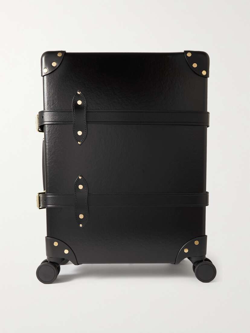 Globe-Trotter Centenary Carry-on Leather-trimmed Suitcase