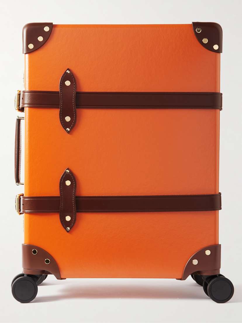 Globe-Trotter Centenary Carry-on Leather-trimmed Suitcase