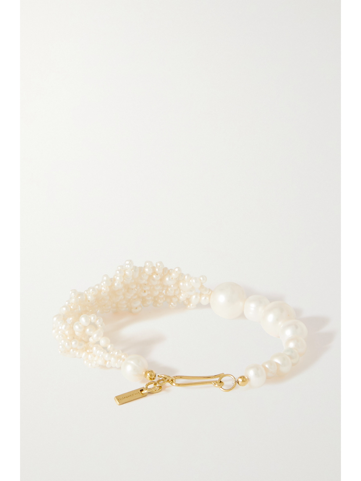 Completedworks Recycled Gold Vermeil Pearl Bracelet In Gold