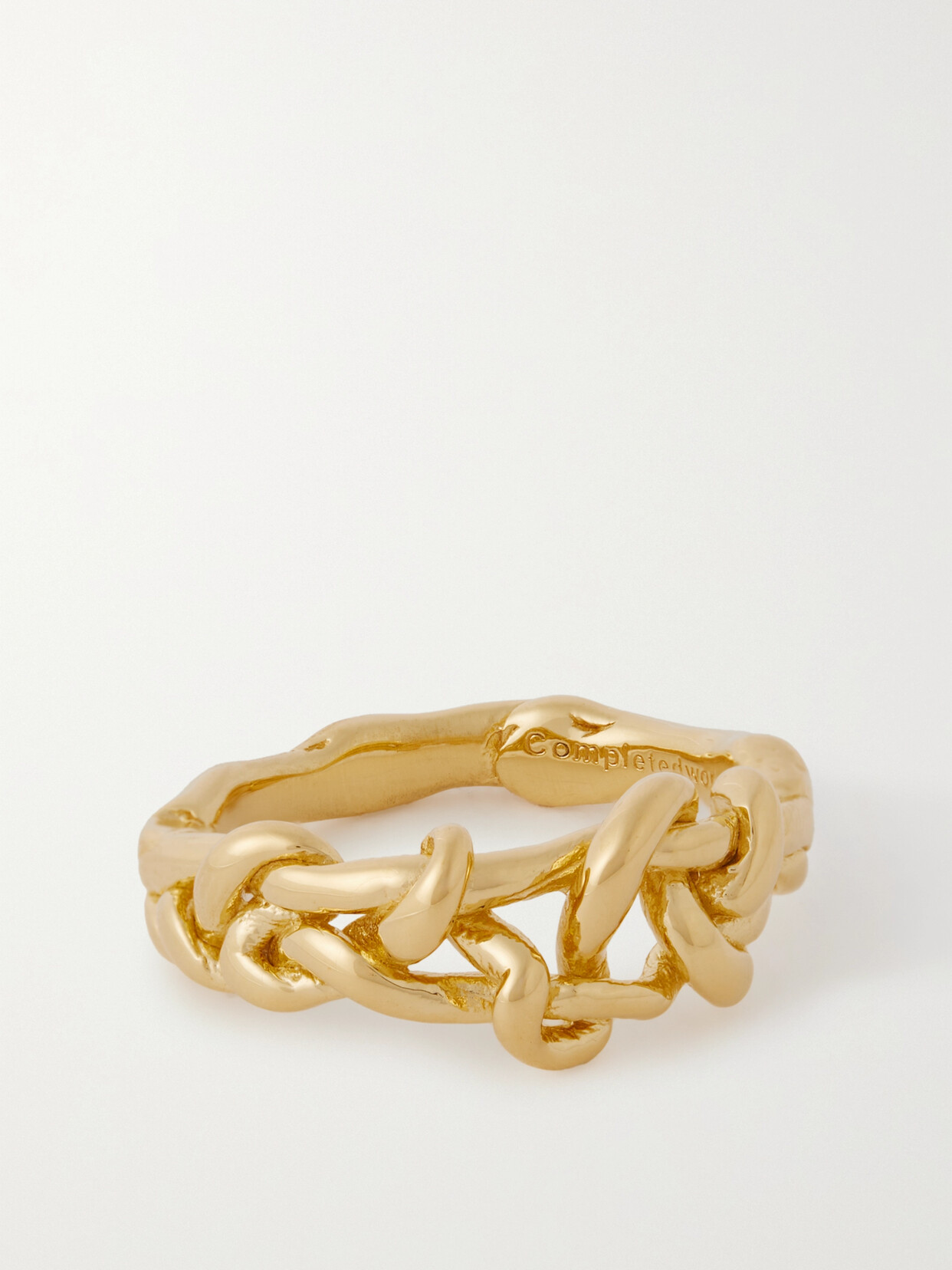 Completedworks - + Net Sustain Bond Recycled Gold Vermeil Ring - L