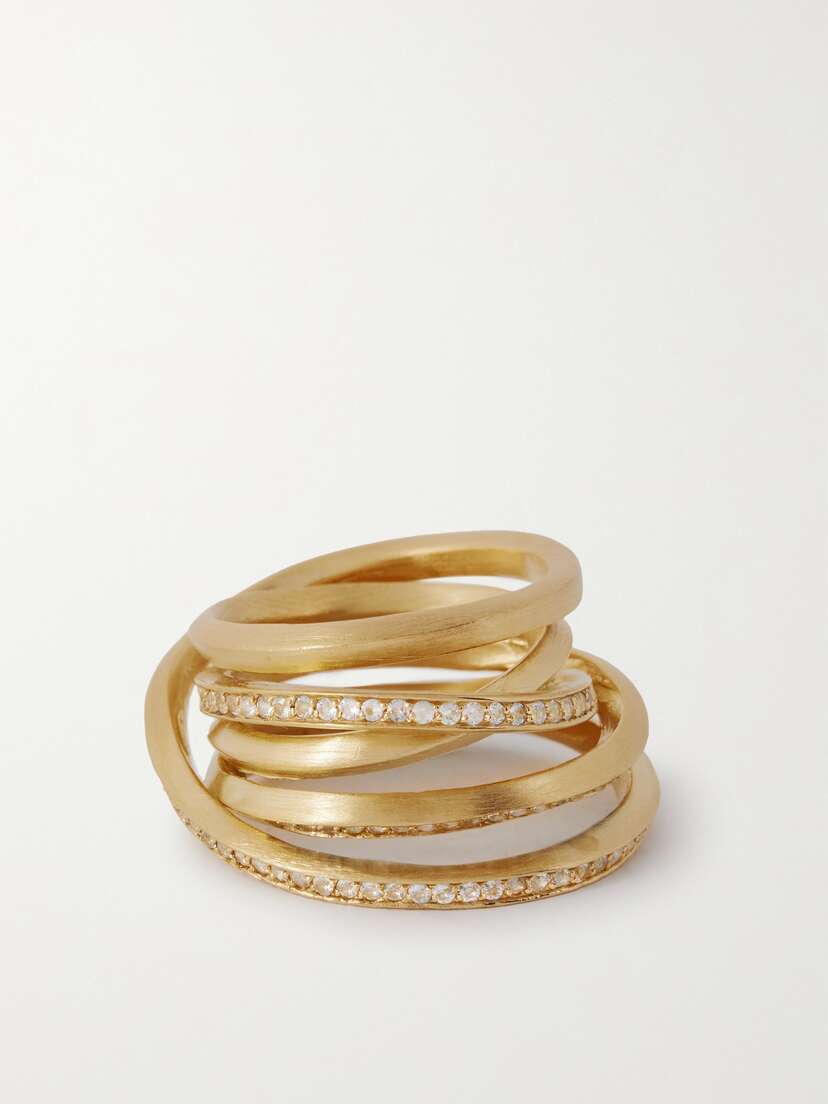 Completedworks + Net Sustain The Murmur Of False Idols ecycled Gold Vermeil Topaz ing