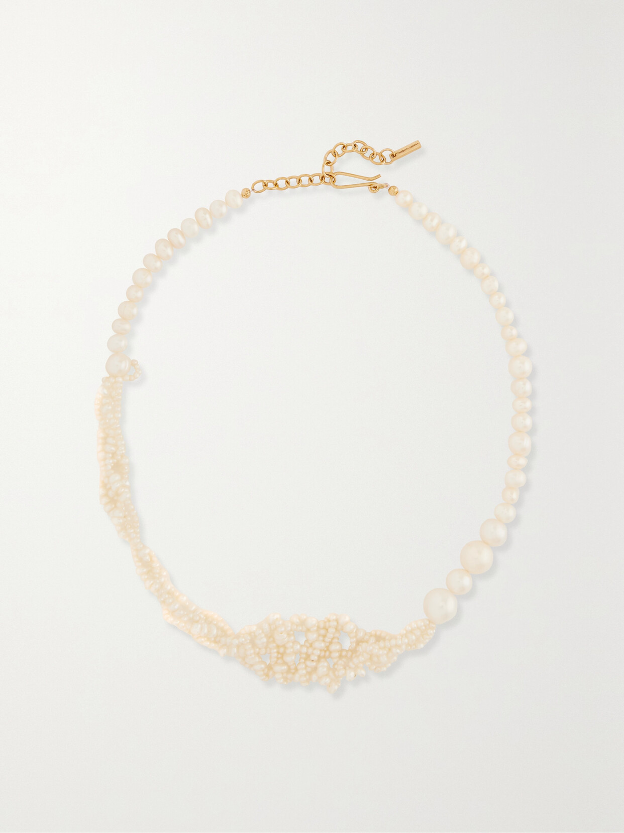 Completedworks - + Net Sustain Recycled Gold Vermeil Pearl Necklace - One size