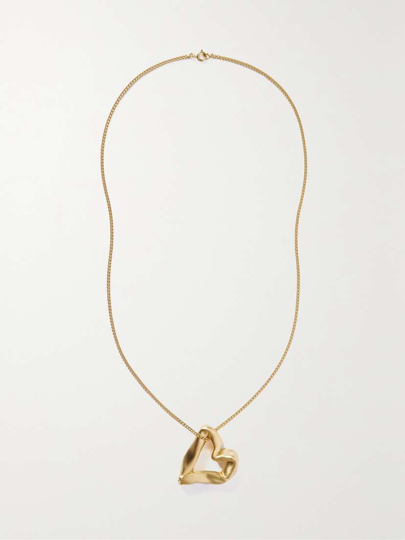 Completedworks The Heart Is Not A Metaphor Recycled Gold Vermeil Necklace
