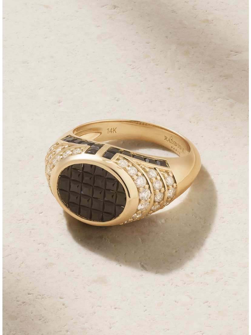 Rainbow K Lady 1-karat Gold Diamond Ring