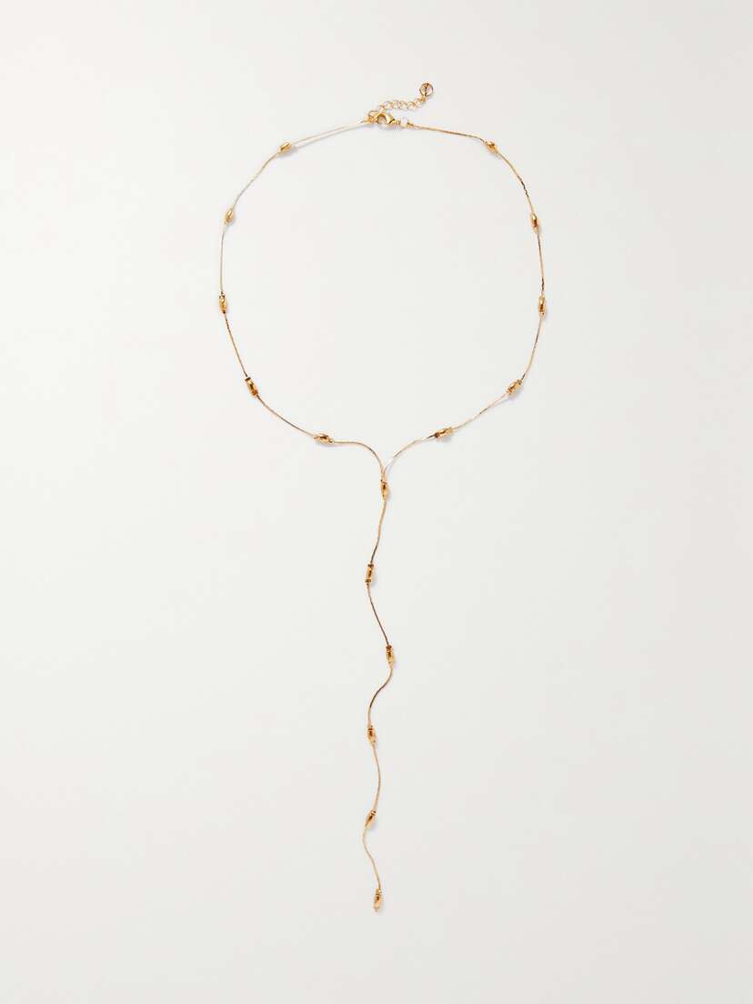 Anissa Kermiche Serpent Doré Gold-plated Necklace