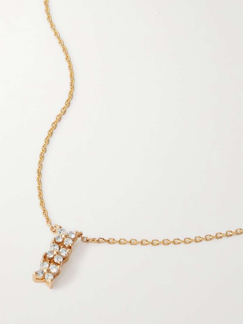 Anissa Kermiche Brontë Doré 14-karat Gold Diamond Necklace