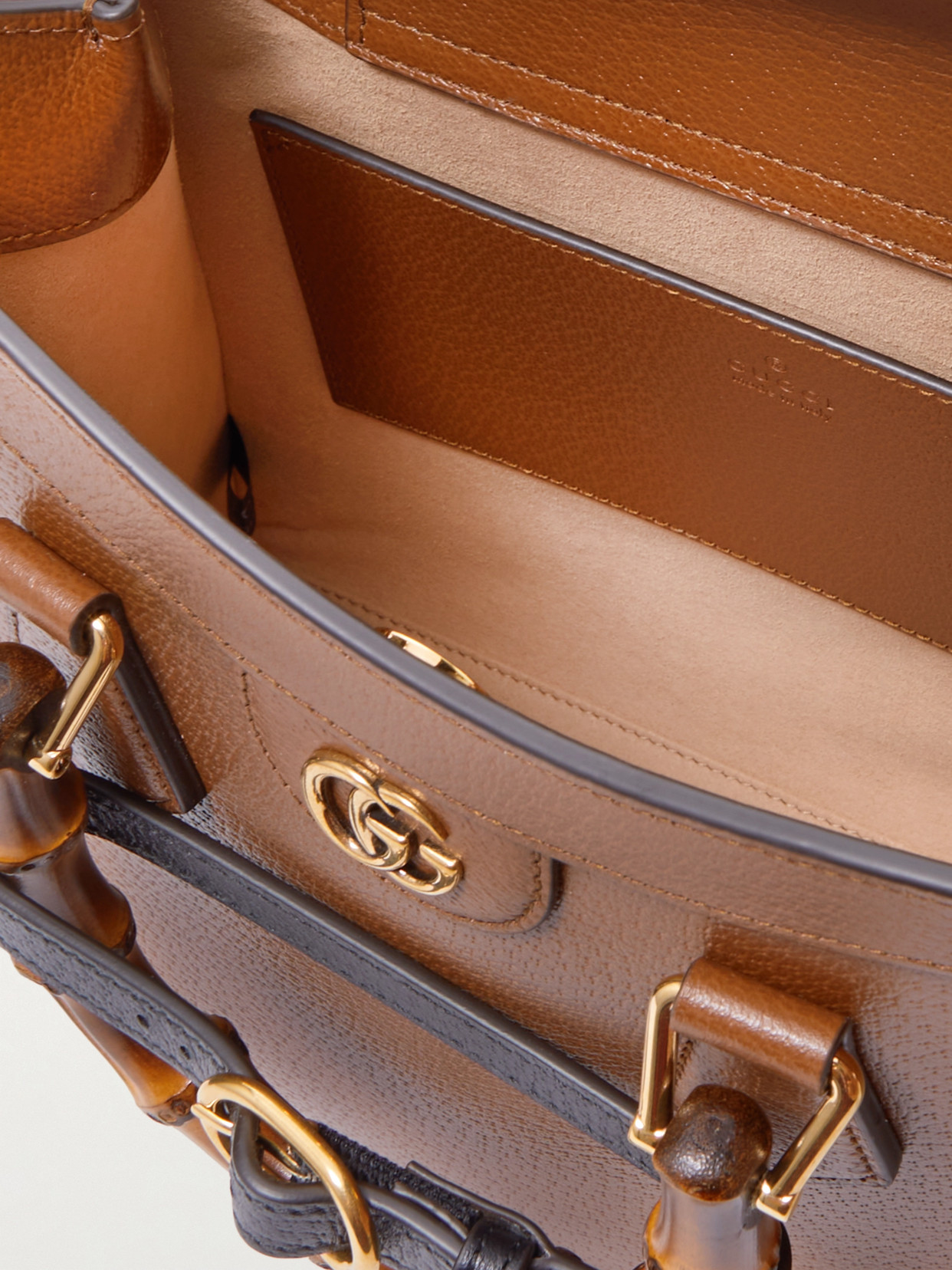 Diana Small Textured-Leather Tote