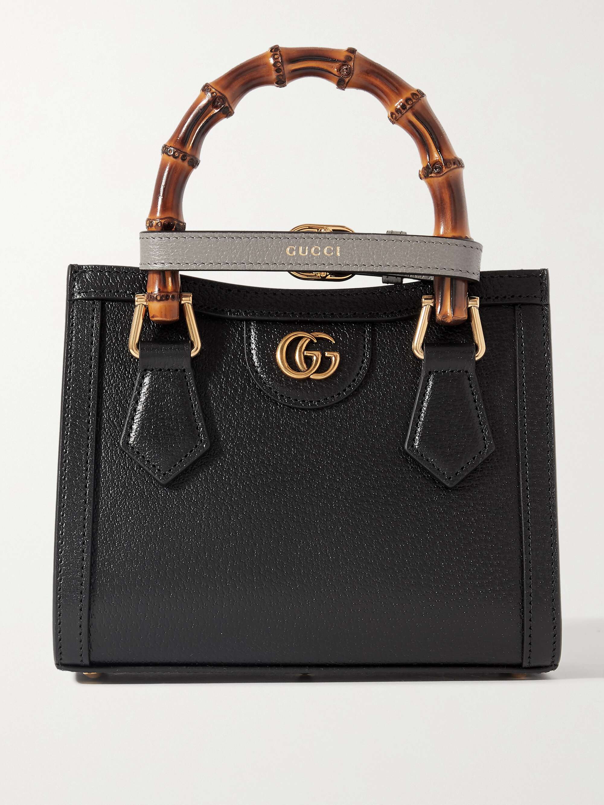 GUCCI Diana mini textured-leather tote | NET-A-PORTER