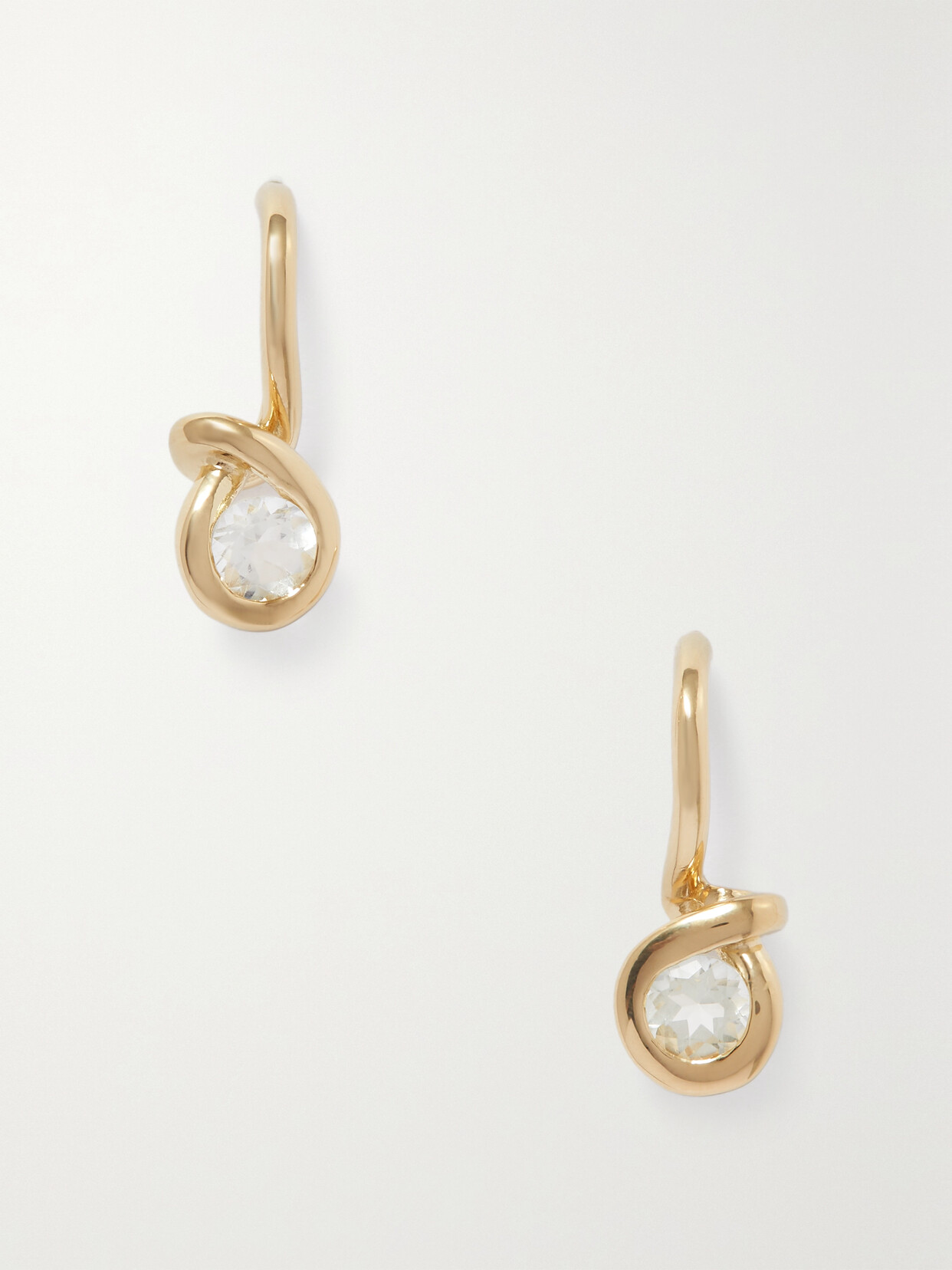 Completedworks The Beekeeper Recycled Gold Vermeil Topaz Earrings