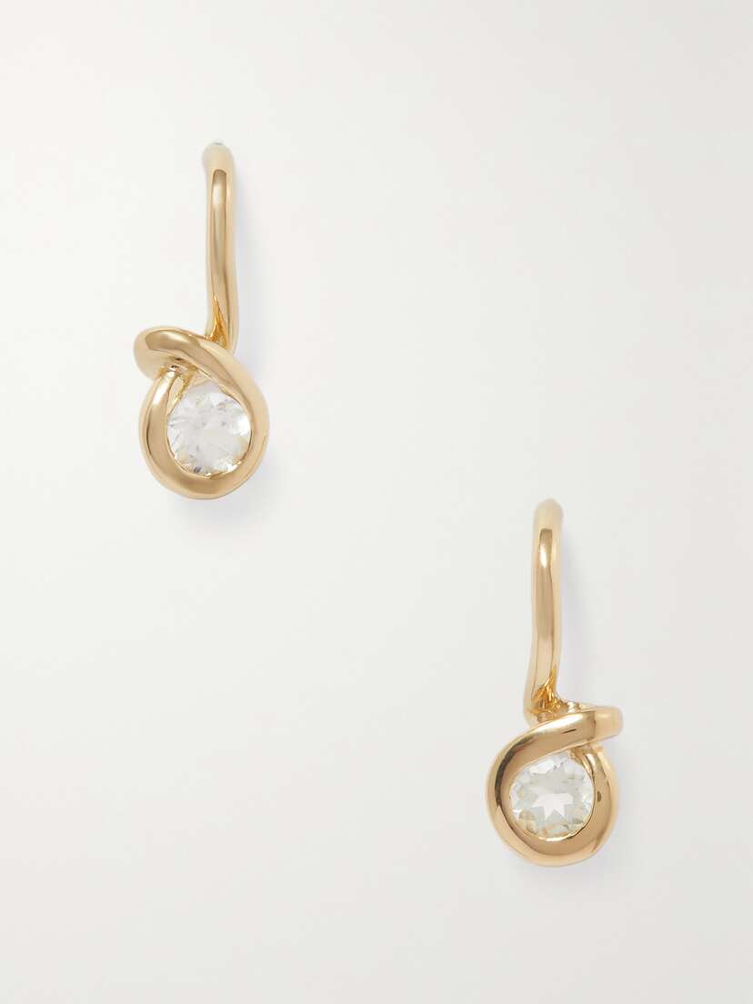 Completedworks + Net Sustain The Beekeeper Recycled Gold Vermeil Topaz Earrings