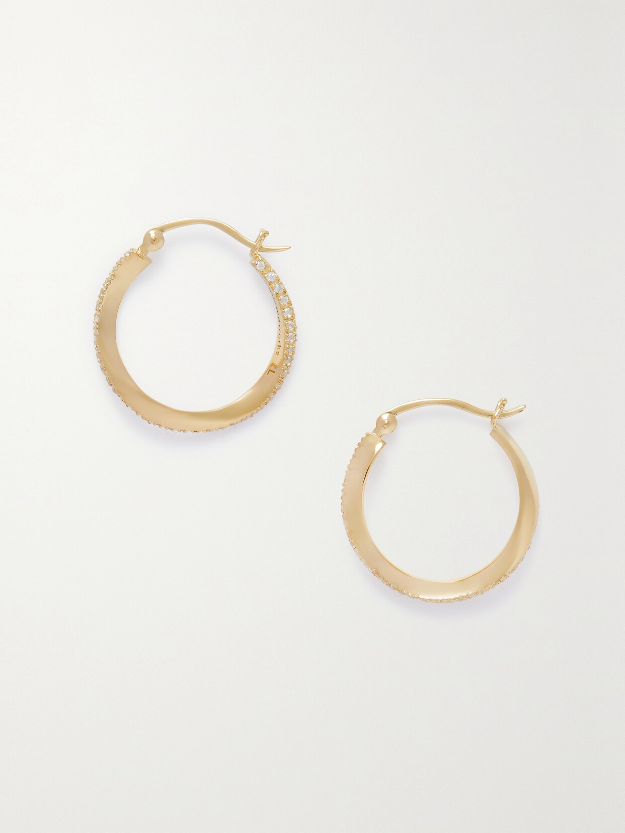 Completedworks Flawed Logic Recycled Gold Vermeil Topaz Hoop Earrings