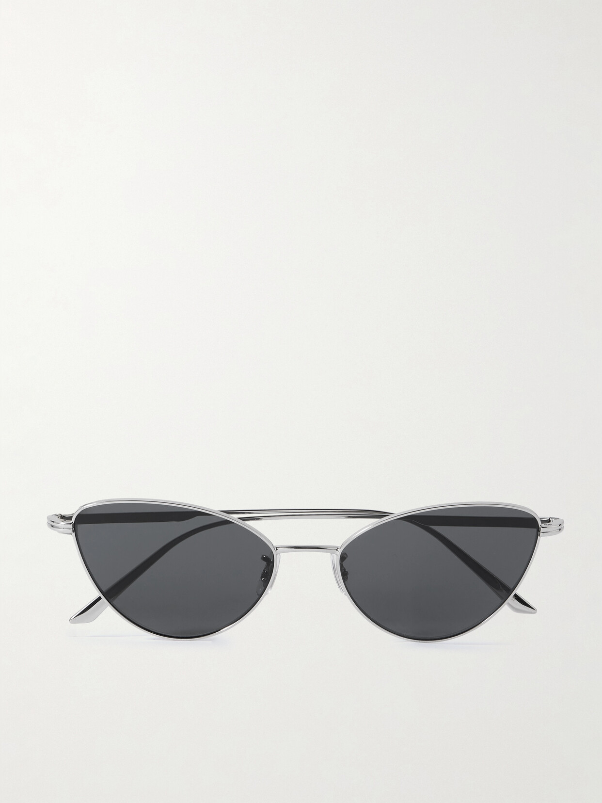 Oliver Peoples + Khaite 1998c Cat-eye Silver-tone Sunglasses