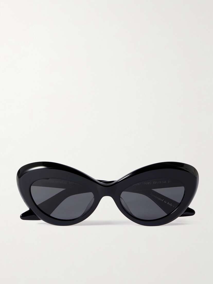 Oliver Peoples + Khaite 1968c Oval-frame Acetate Sunglasses