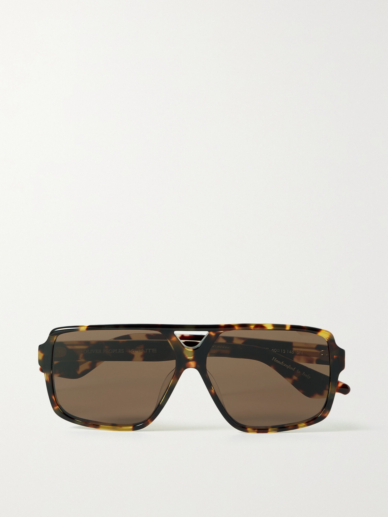 Oliver Peoples - + Khaite 1977c Aviator-style Tortoiseshell Acetate And Gold-tone Sunglasses - Brown