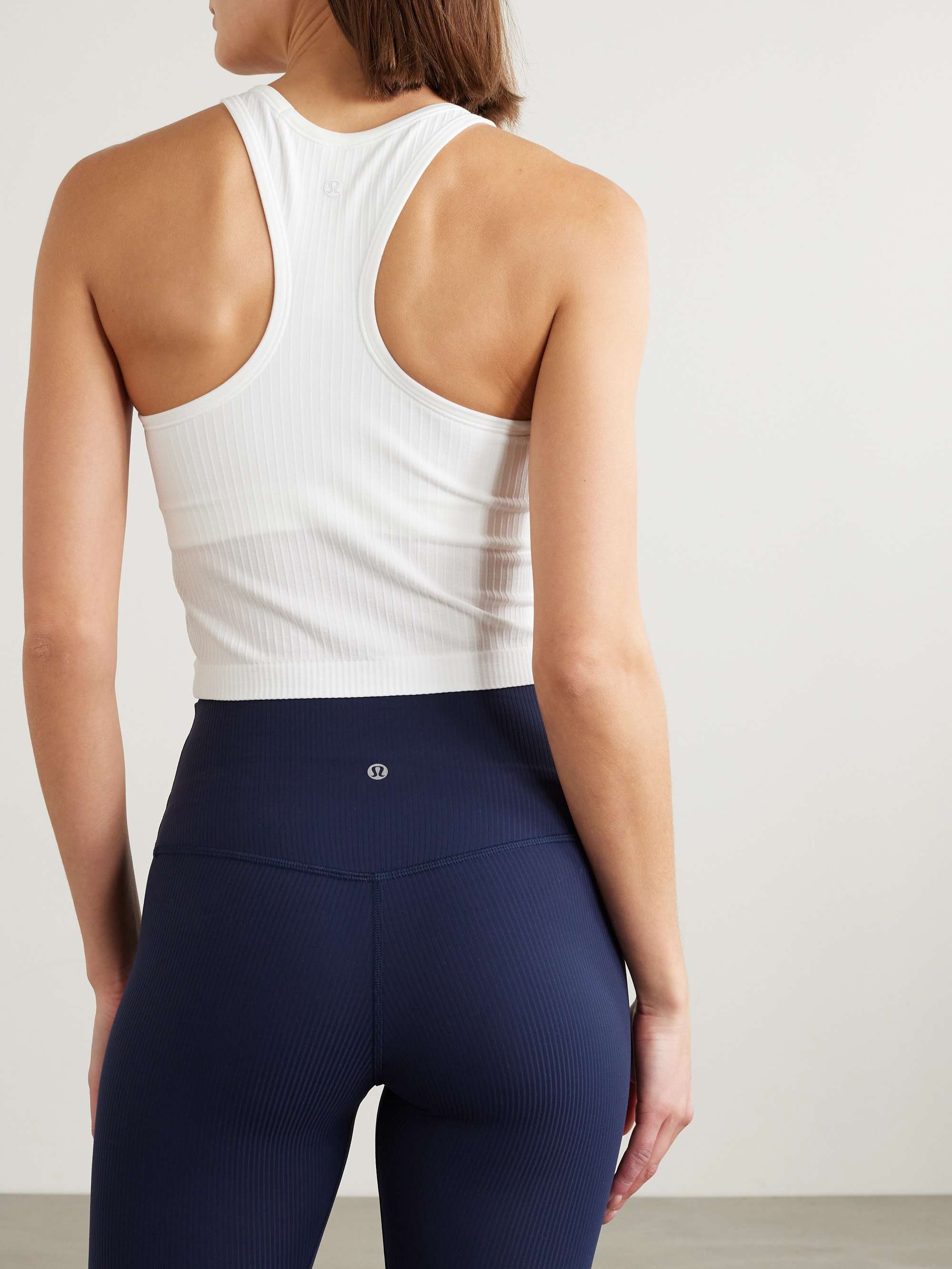 LULULEMON Ebb to Street ribbed jersey tank | NET-A-PORTER