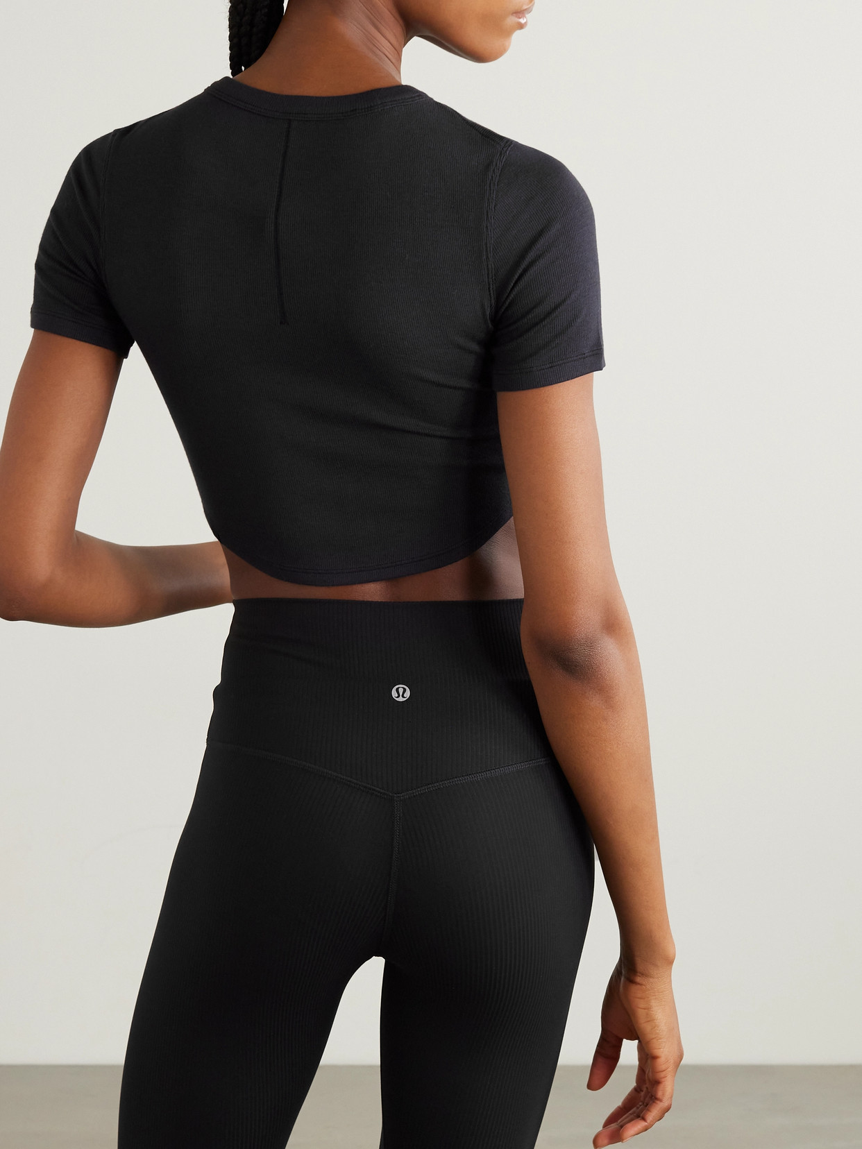 Hold Tight Cropped Stretch Lenzing Modal-Jersey T-Shirt