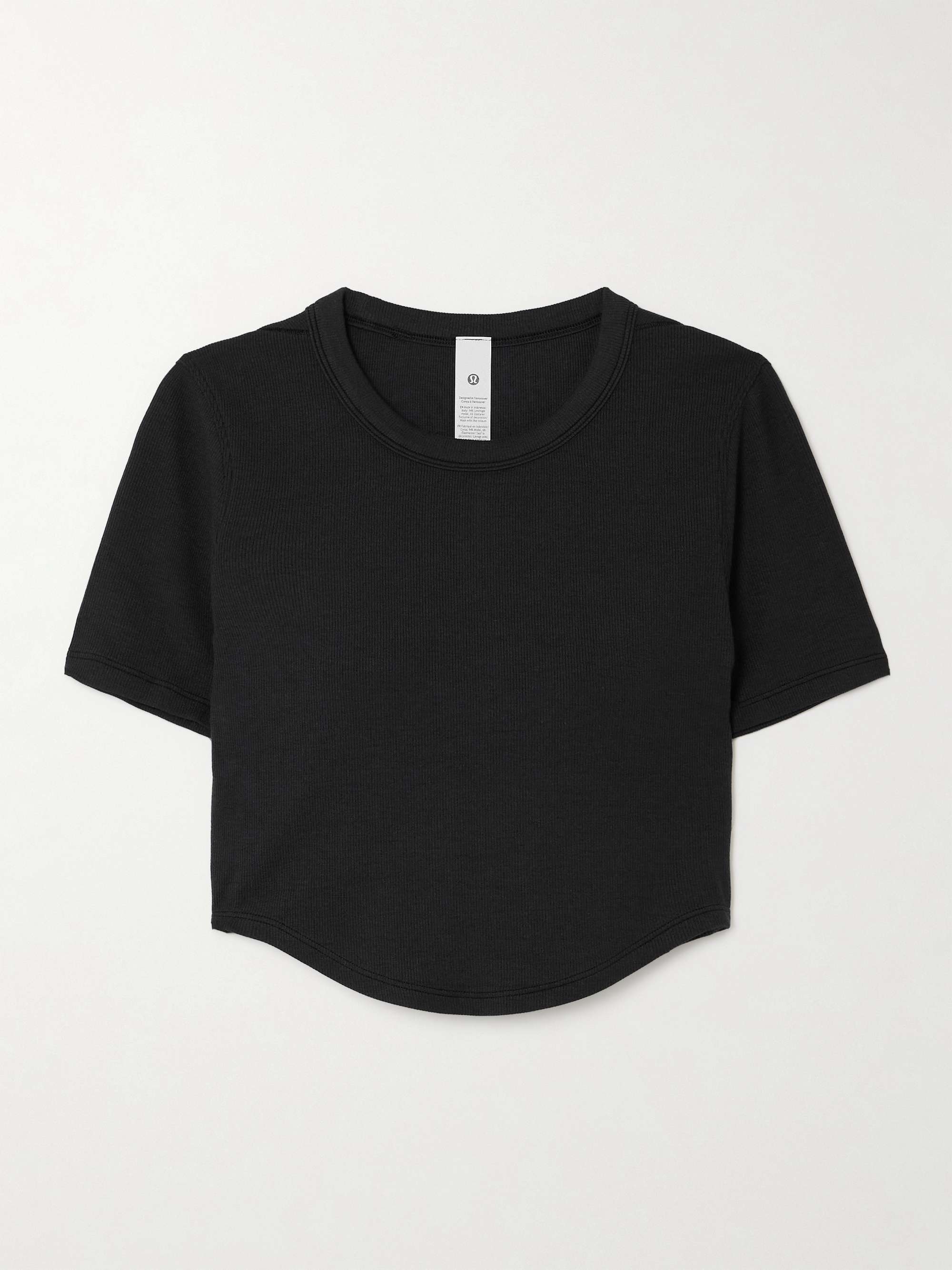 LULULEMON Hold Tight cropped stretch LENZING Modal jersey T shirt NET A PORTER