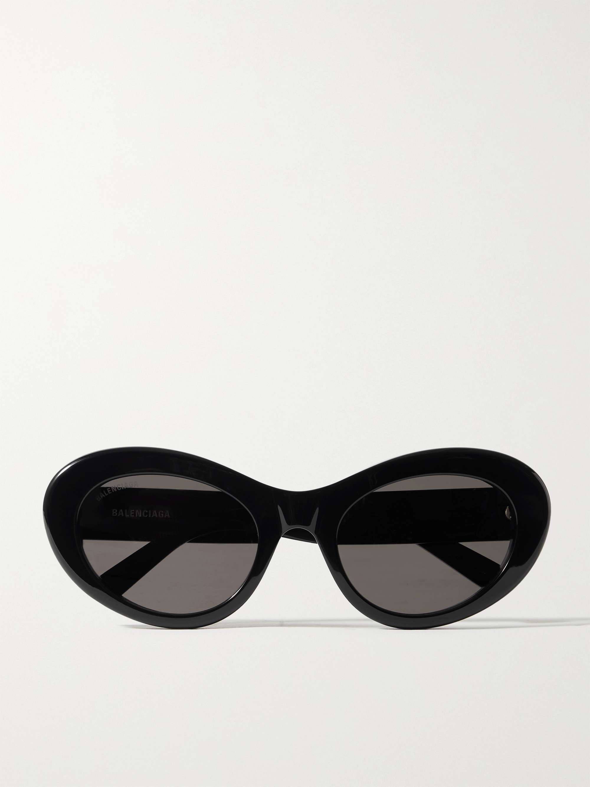 Bottega Veneta - Cross Metal Cat Eye Sunglasses - Bronze