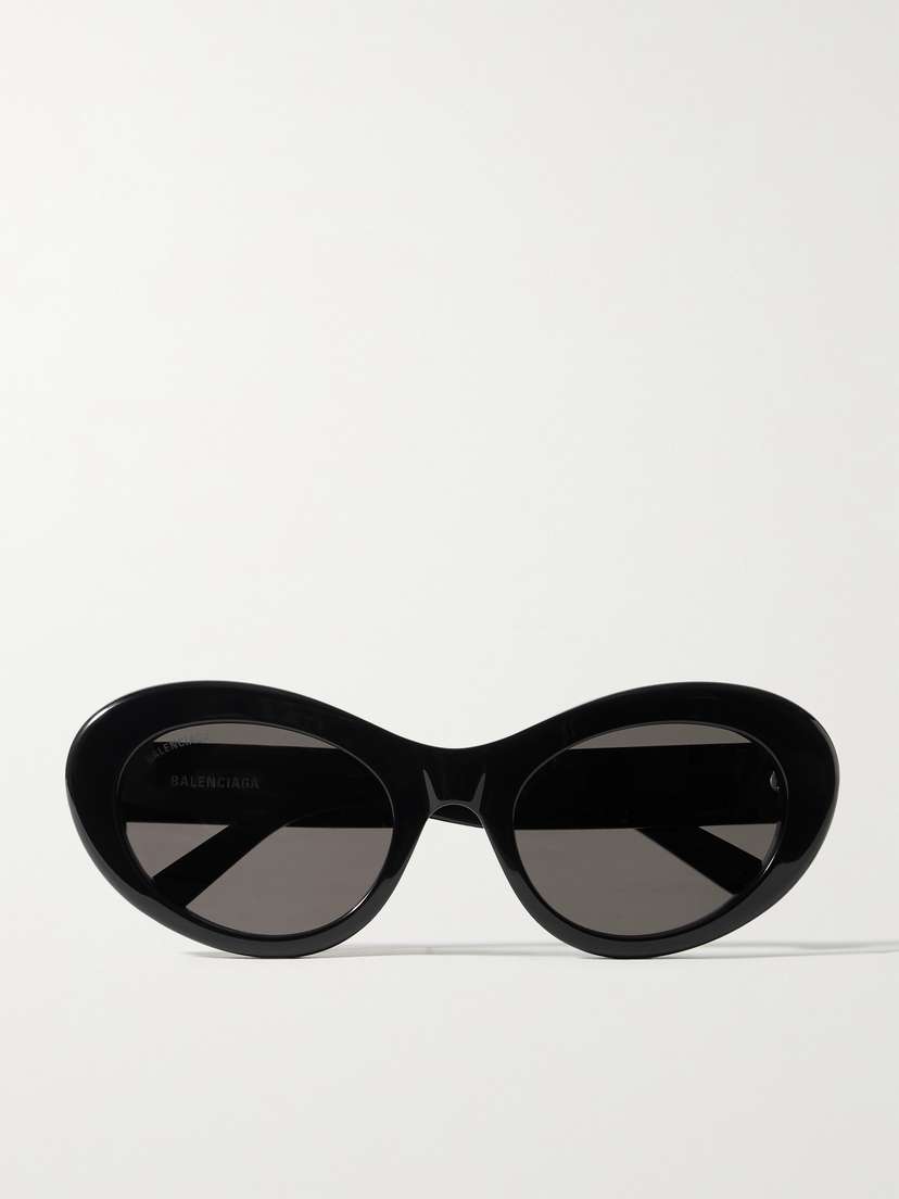 Balenciaga Monaco Cat-eye Recycled Acetate Sunglasses