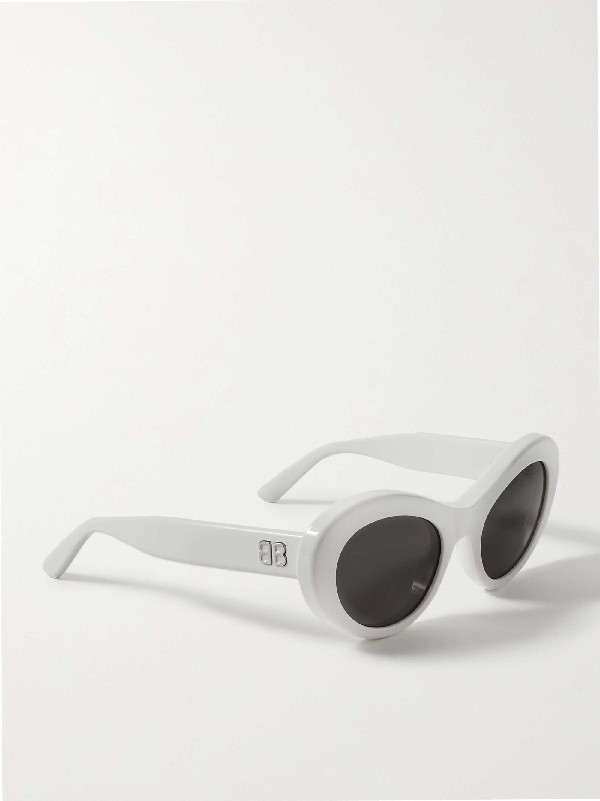 BALENCIAGA EYEWEAR Monaco cat-eye recycled-acetate sunglasses | NET-A ...