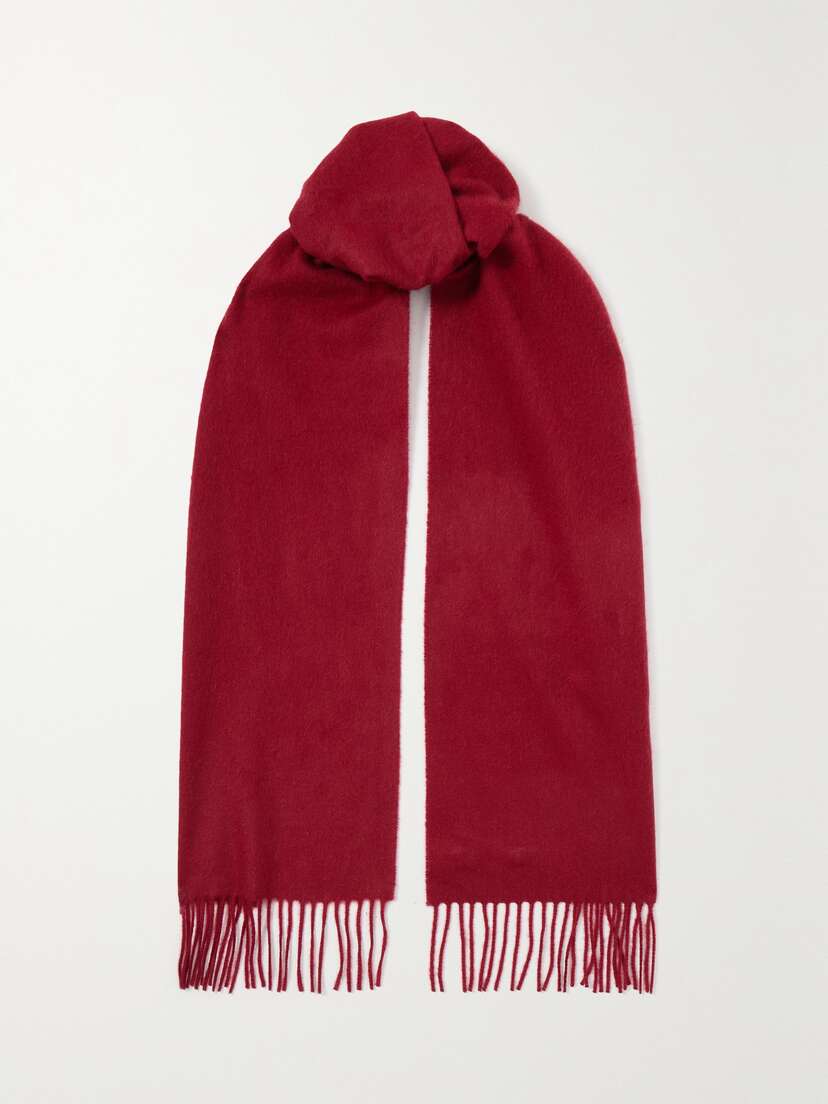 Johnstons of Elgin Fringed Cashmere Scarf