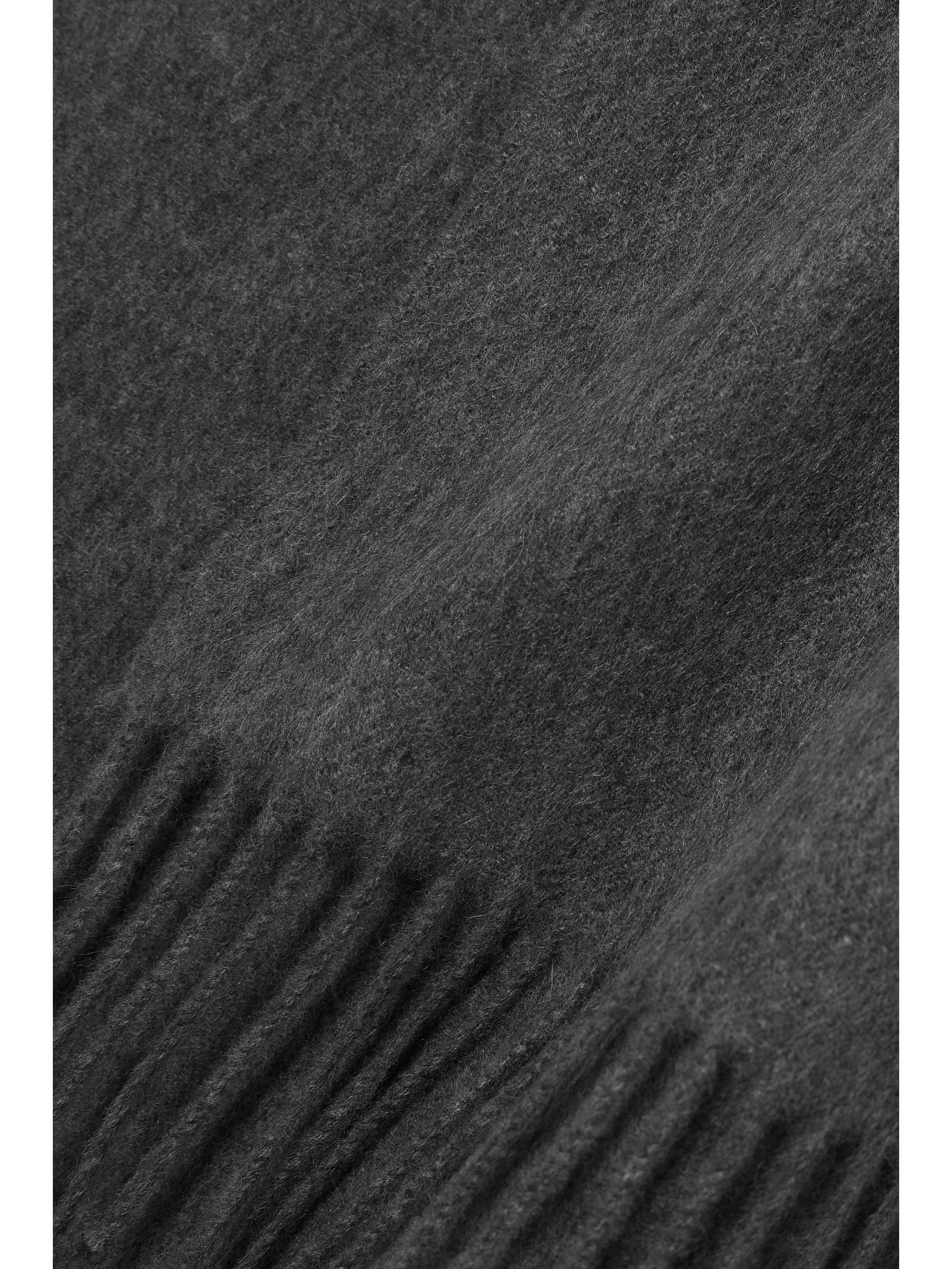 JOHNSTONS OF ELGIN Fringed cashmere scarf