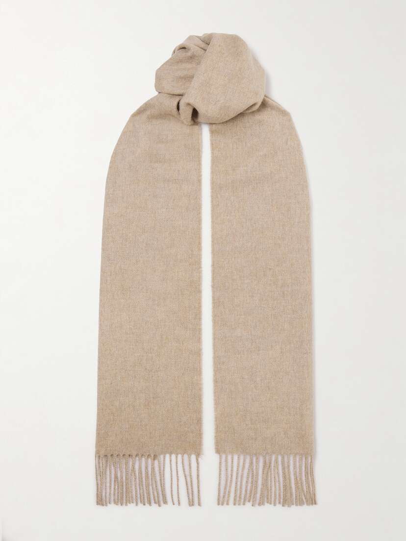 Johnstons of Elgin Fringed Cashmere Scarf