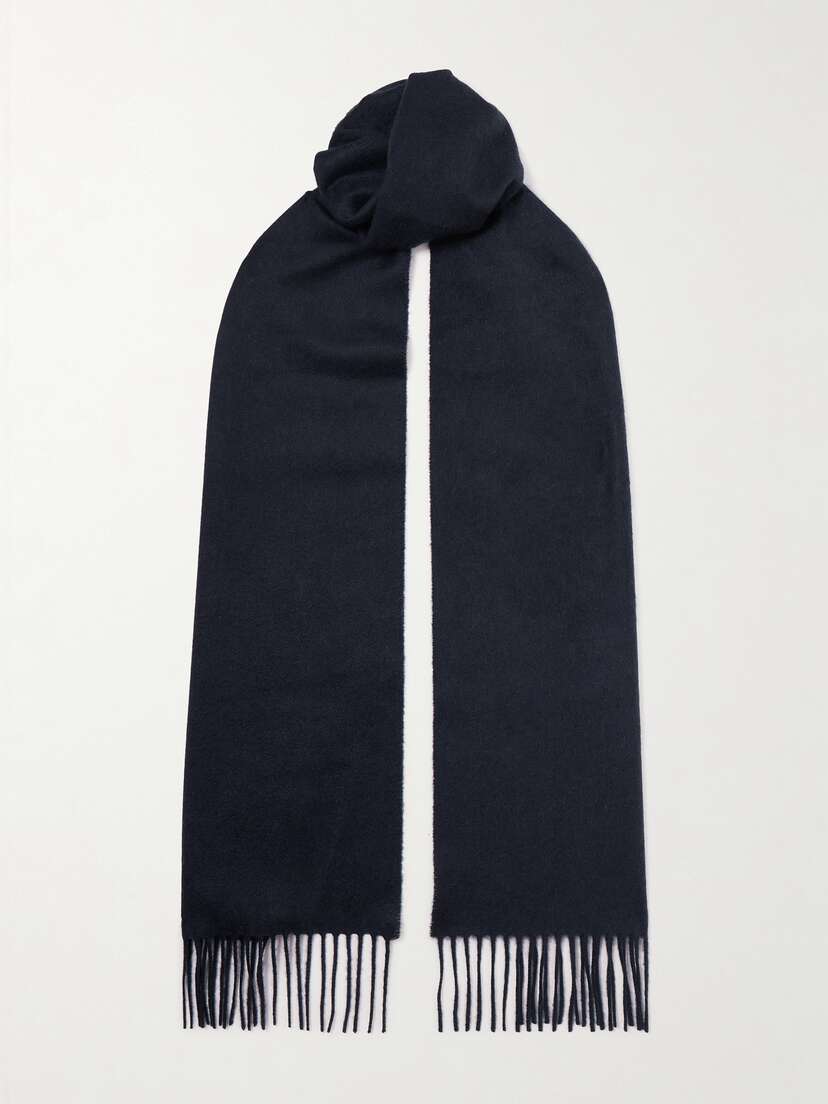Johnstons of Elgin Fringed Cashmere Scarf
