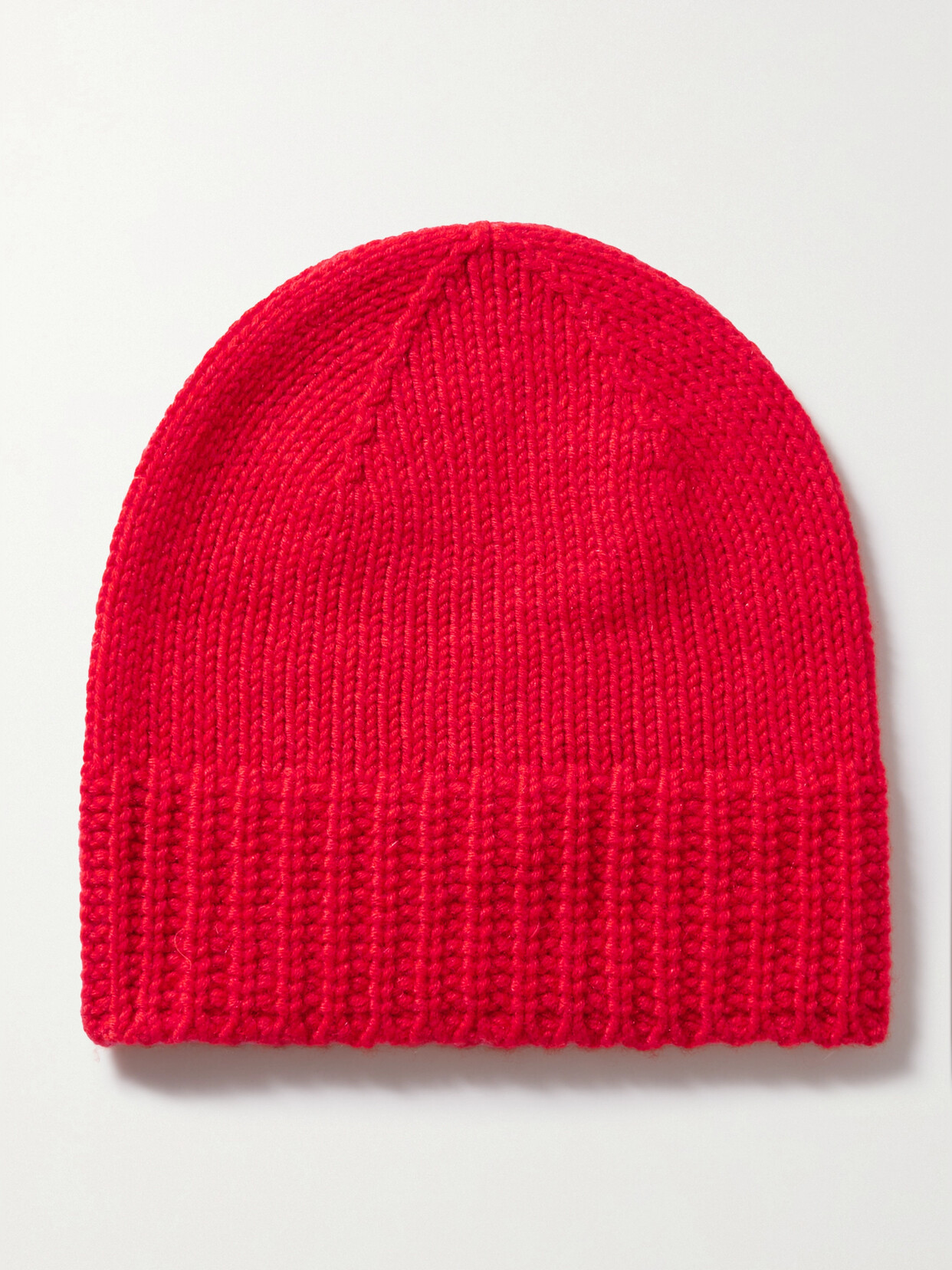 Johnstons Of Elgin + Net Sustain Cashmere Beanie In Red