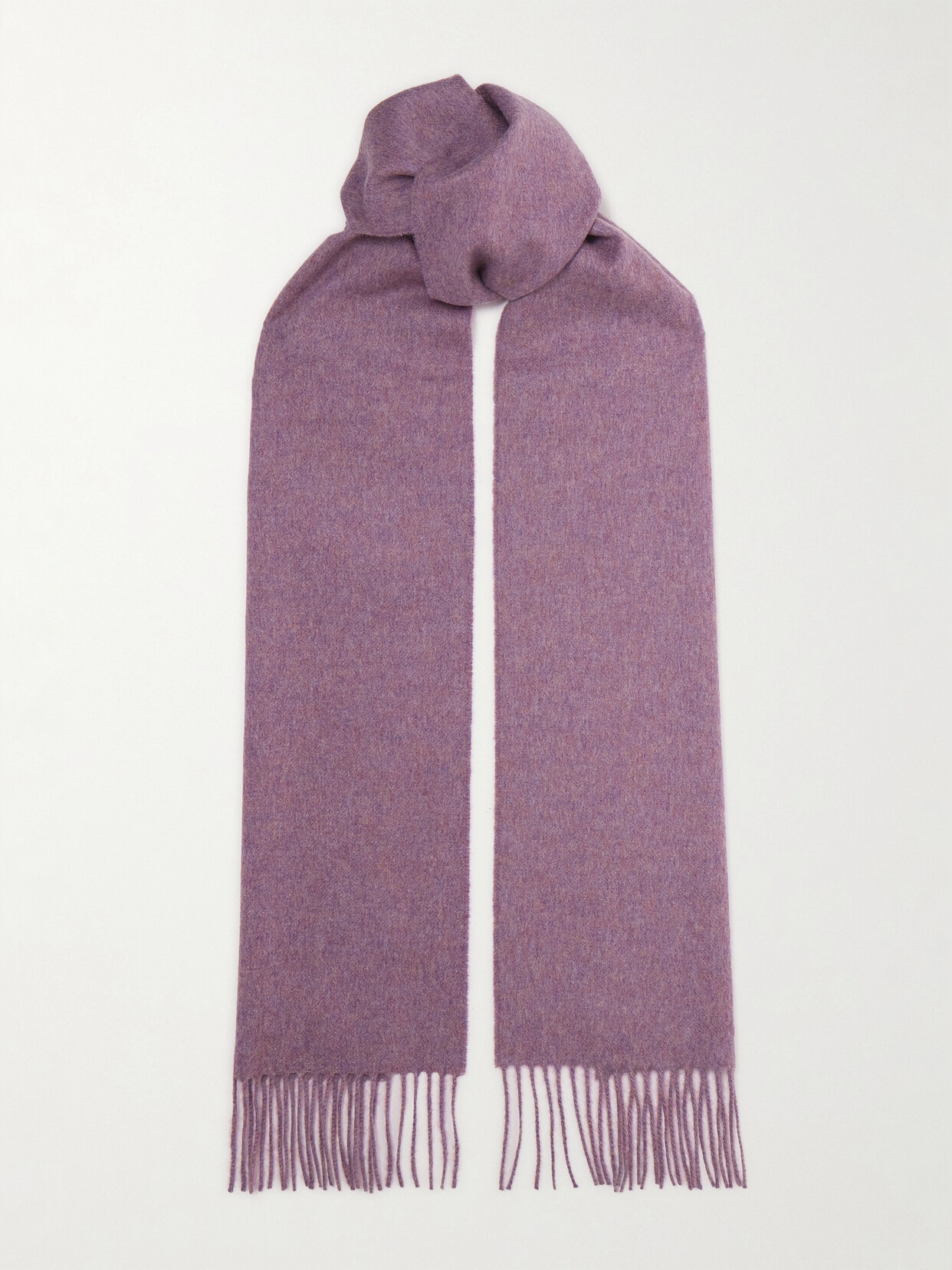 Johnstons of Elgin - Fringed Cashmere Scarf - Pink