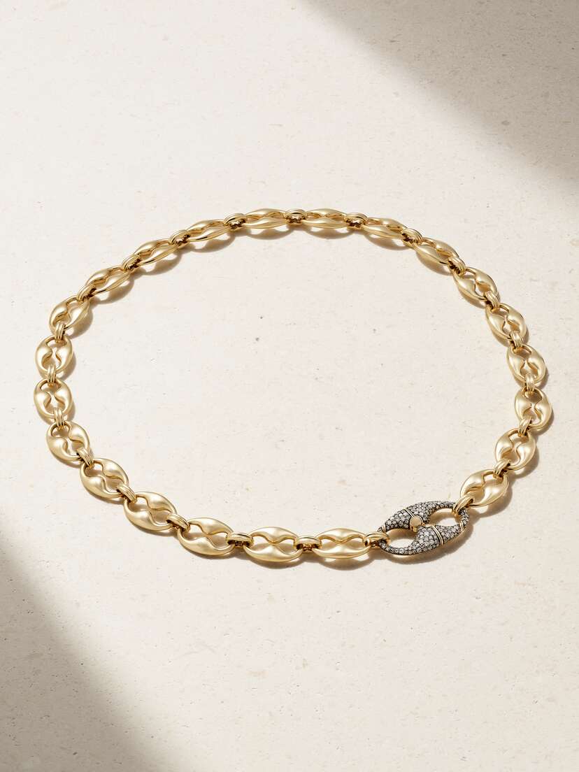 Lucy Delius Persephone 14-karat Recycled  Diamond Necklace