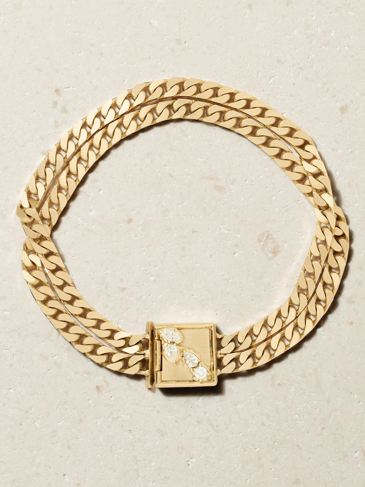 Jade Trau Elsie 18-karat  Diamond Bracelet