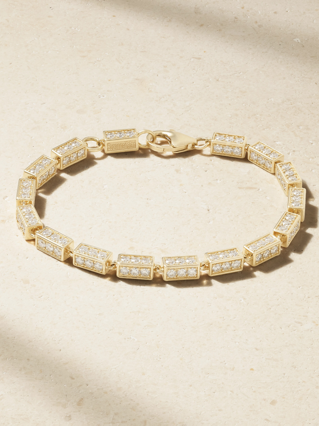 Suzanne Kalan 18-karat Gold Diamond Bracelet