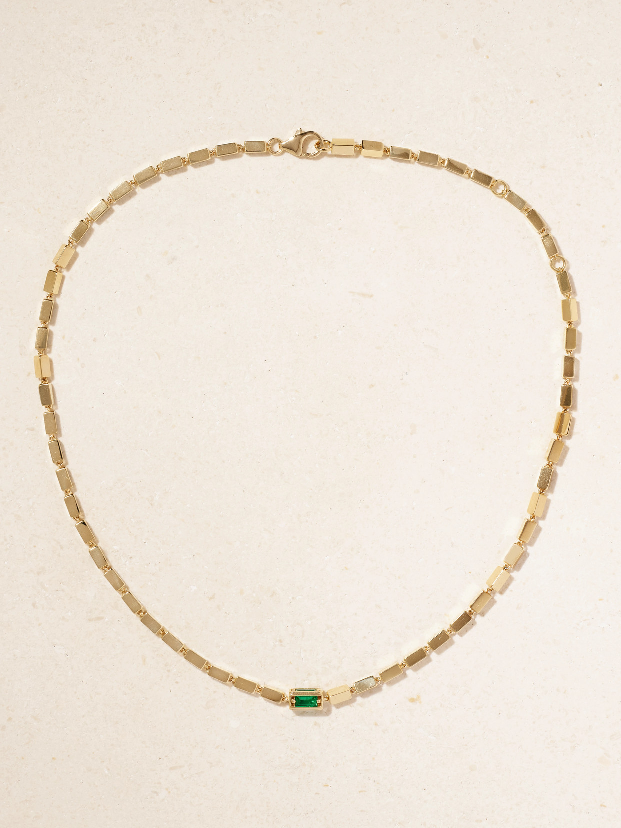 Suzanne Kalan 18-karat  Emerald Necklace