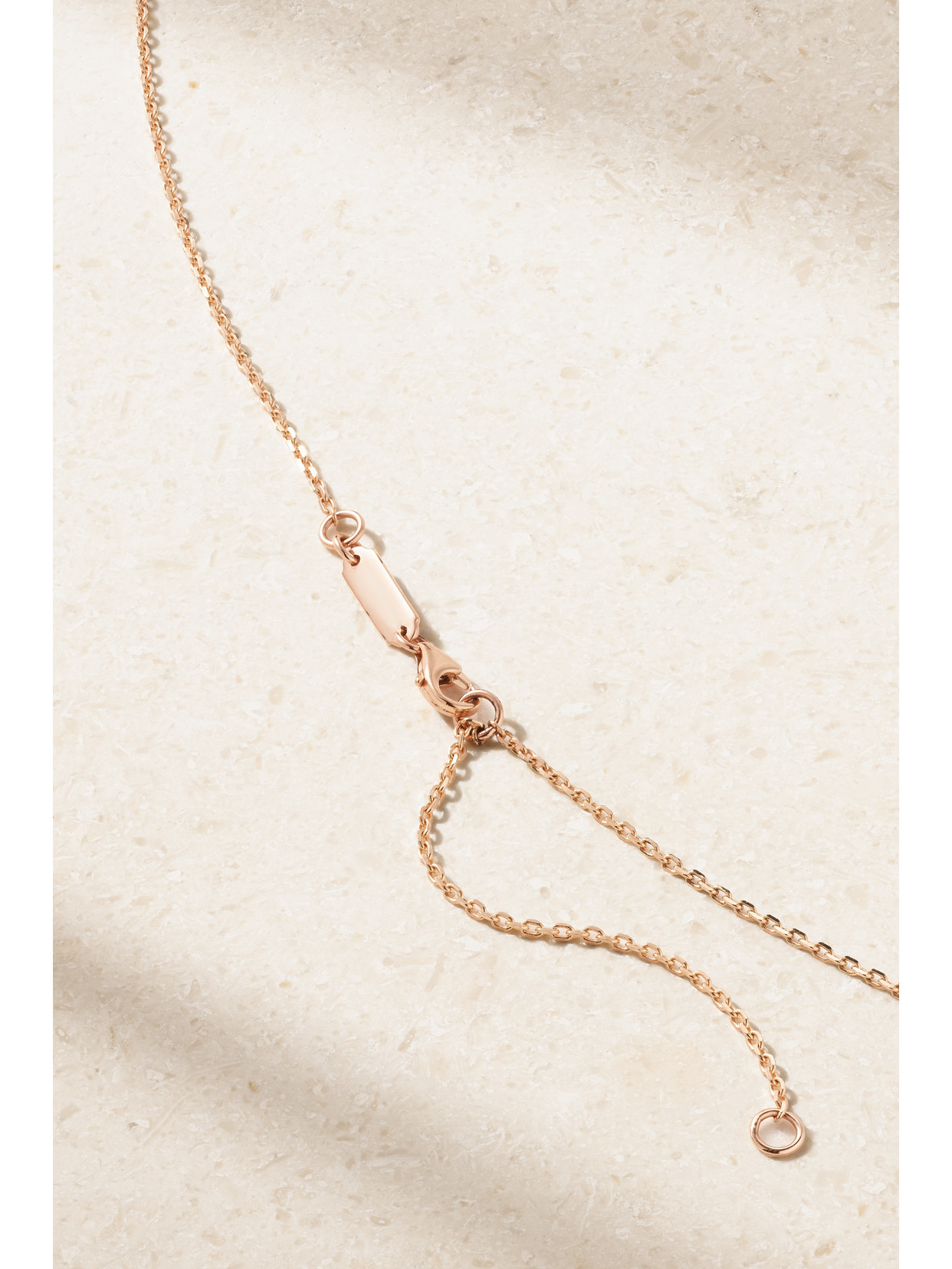 Suzanne Kalan 18-karat Yellow, Rose And White Gold Diamond Necklace In Gold