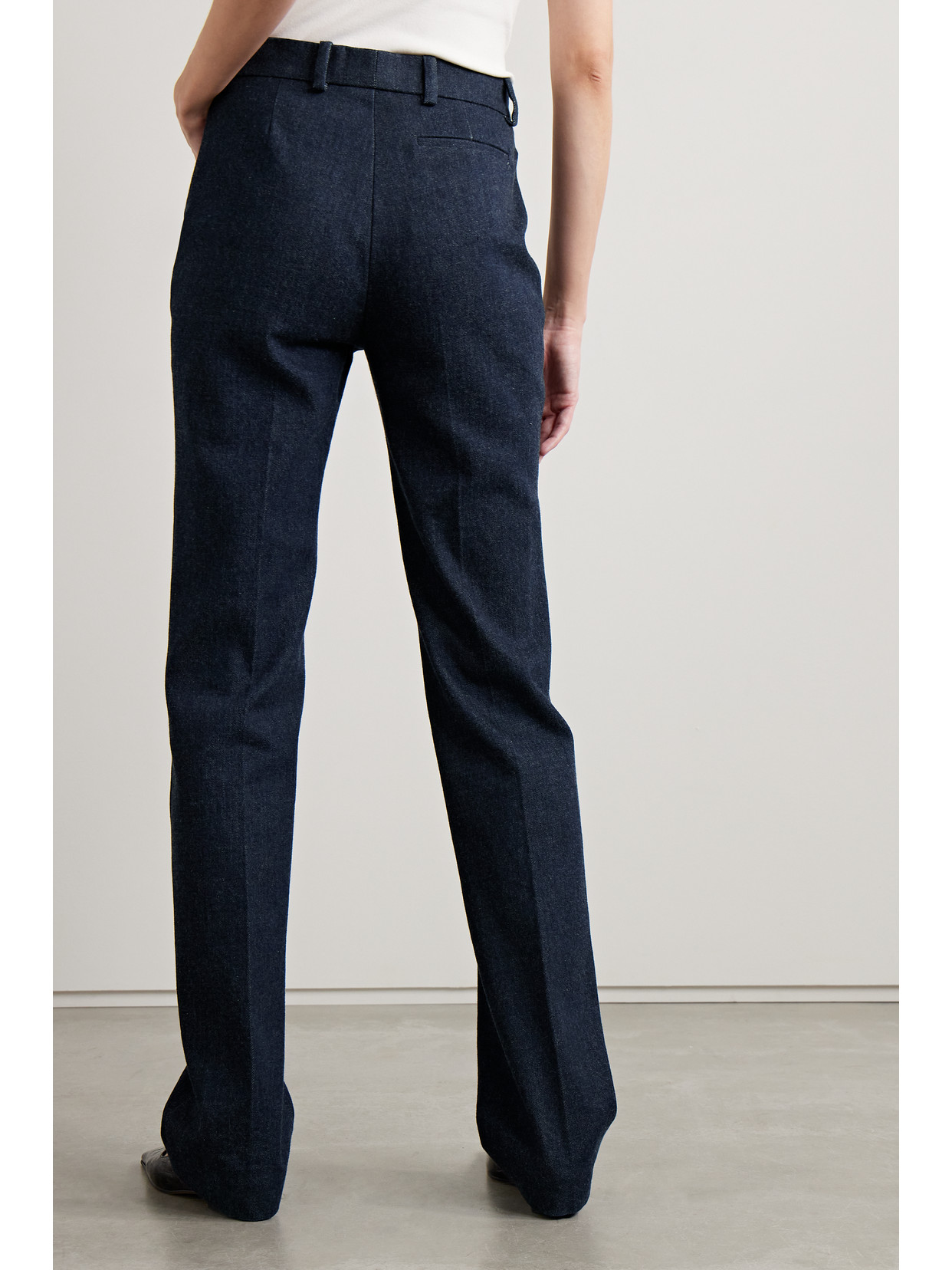Veronica De Piante Millie High-rise Straight-leg Jeans In Blue