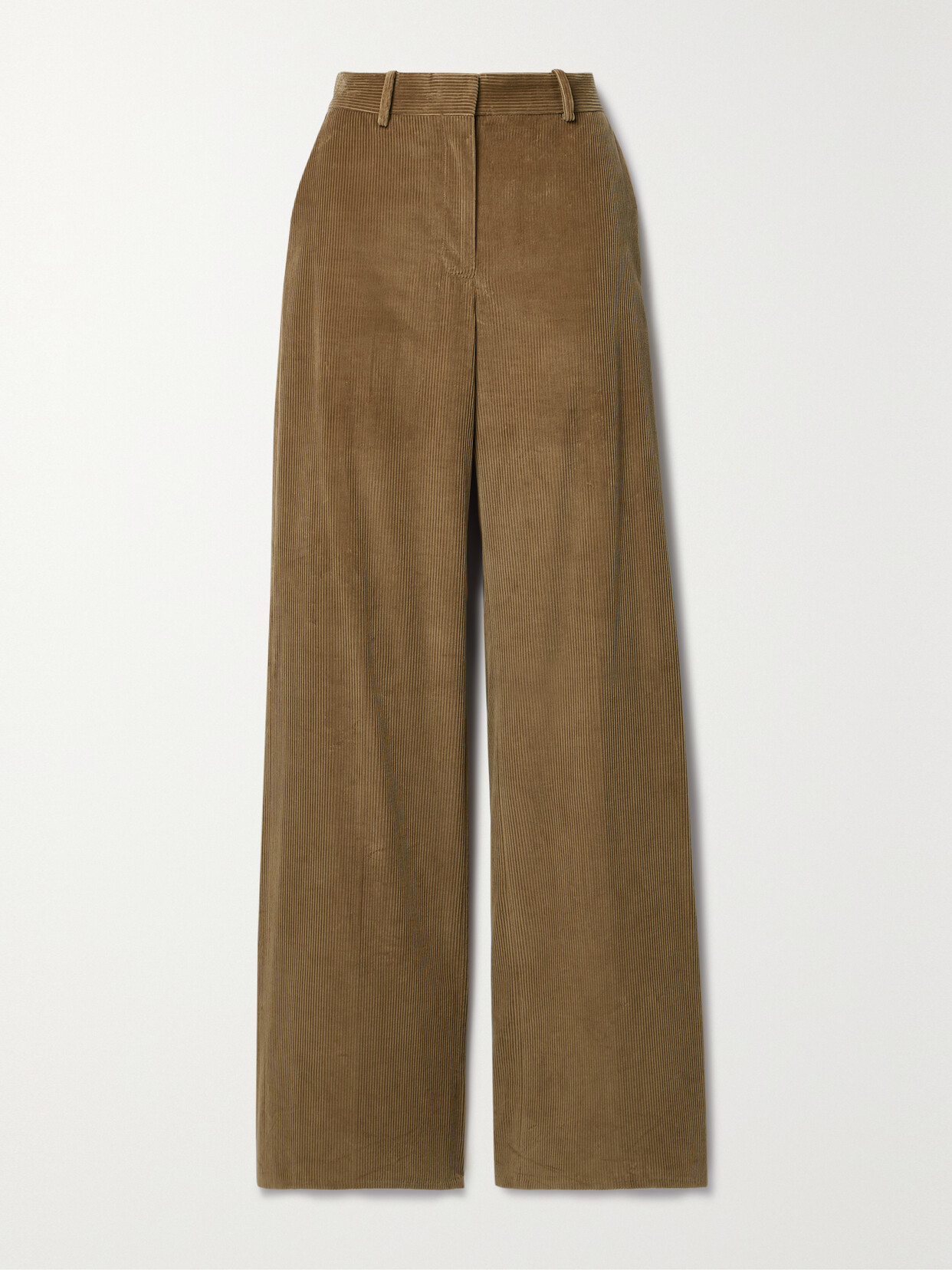 Veronica De Piante Anya Cotton-corduroy Wide-leg Pants In Brown