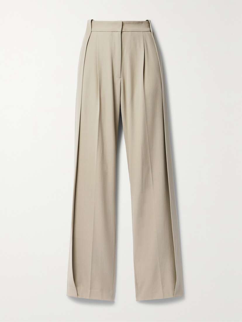 Diotima Stona Paneled Twill Straight-leg Pants