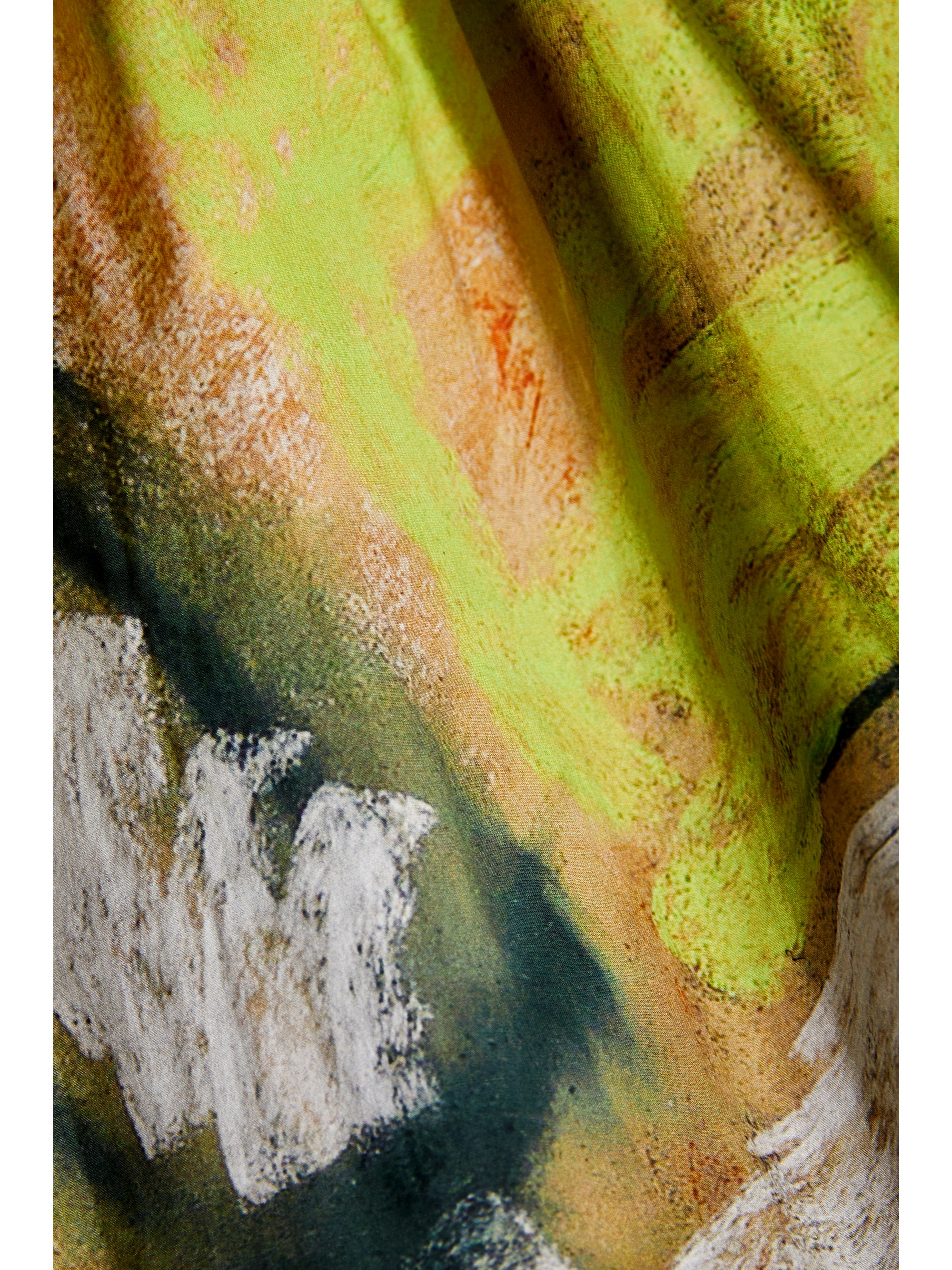 Diotima Centre gathered printed cotton-poplin kaftan thumbnail